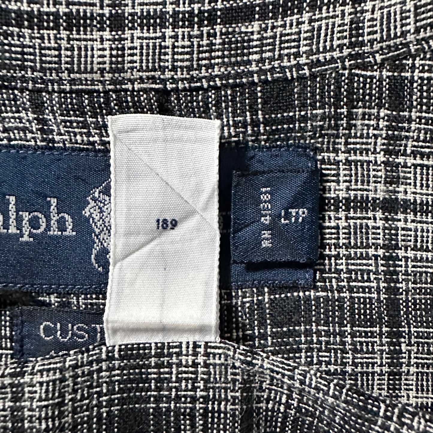 Ralph Lauren 100% Linen Black Plaid Short Sleeve Shirt – XL