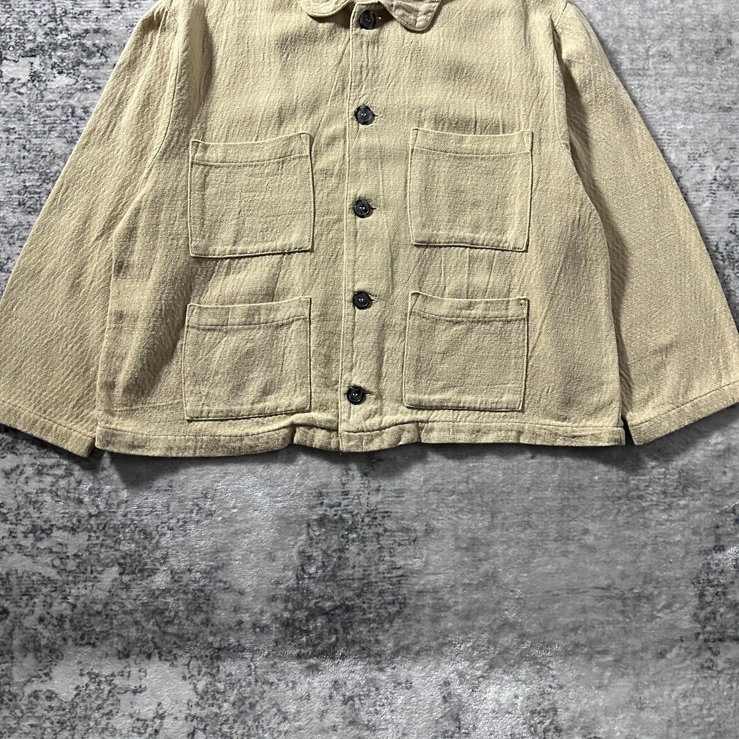 CP Shades 100% Cotton Beige Four Pocket Short Jacke