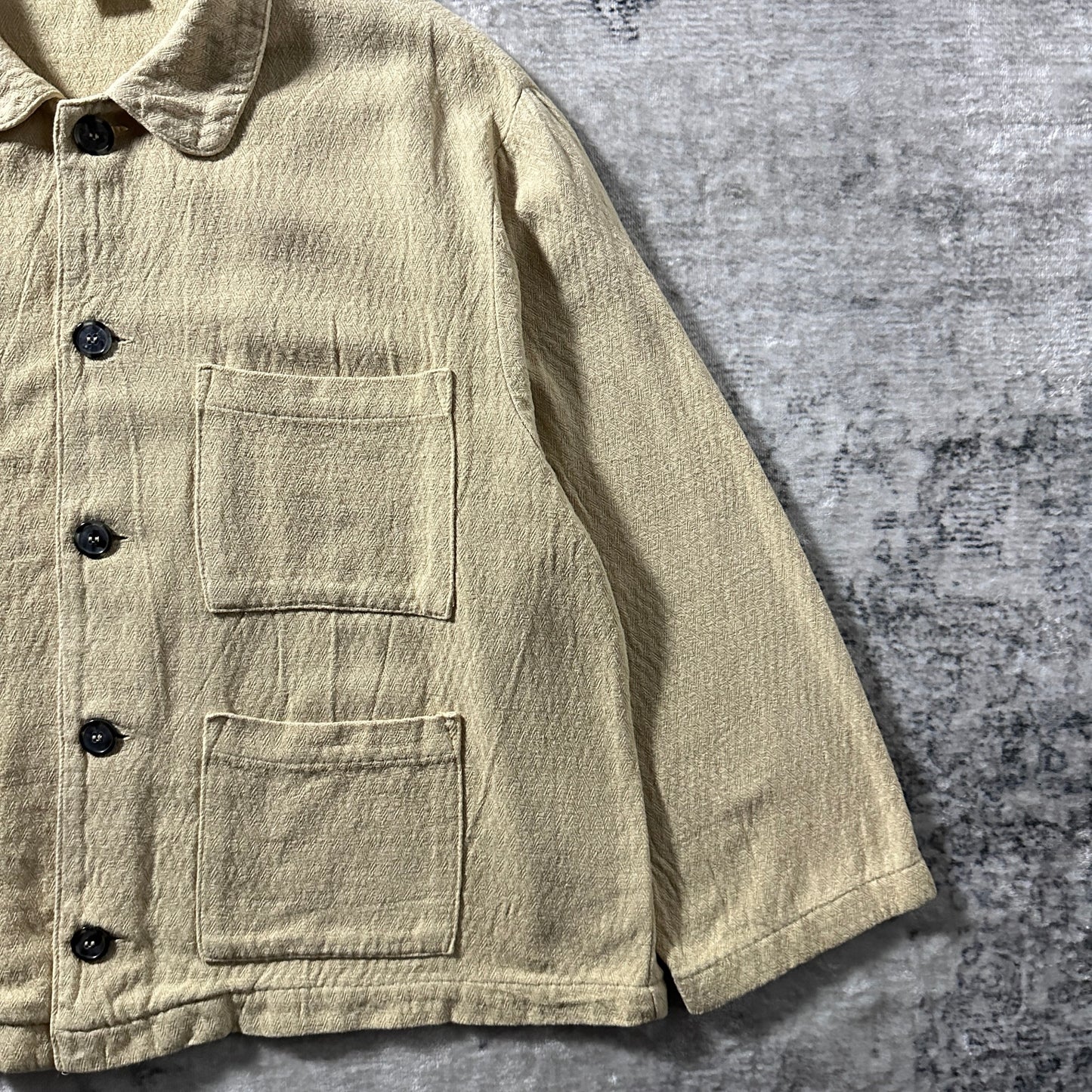 CP Shades 100% Cotton Beige Four Pocket Short Jacke