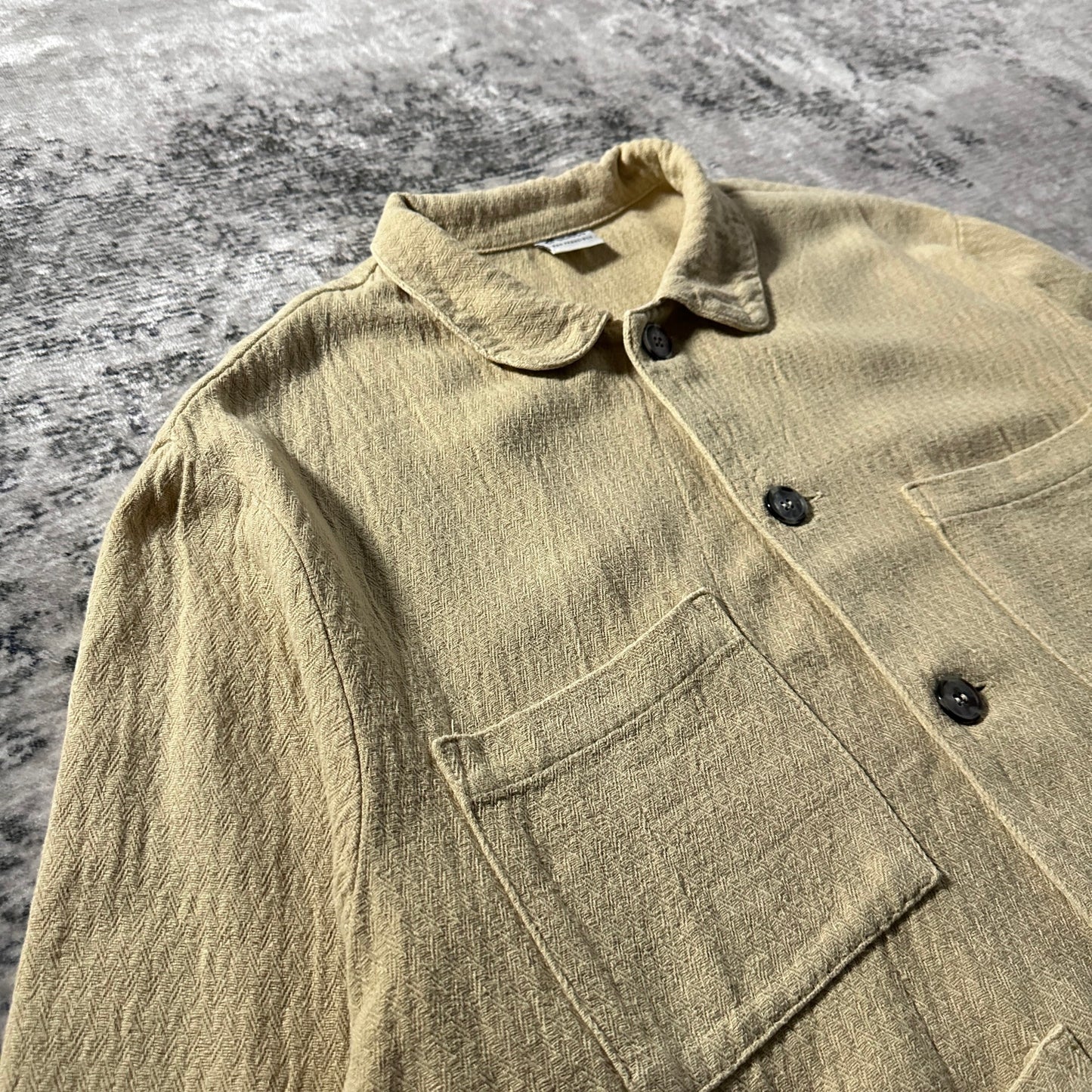 CP Shades 100% Cotton Beige Four Pocket Short Jacke