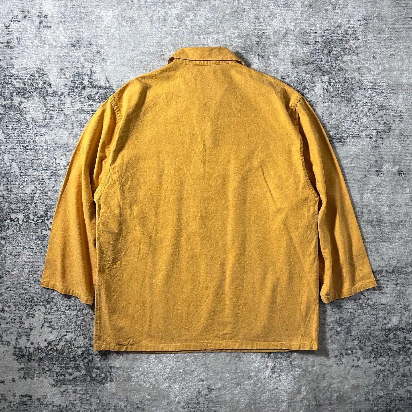 Fisherman Smock Mustard Yellow Pullover Shirt – Size 5