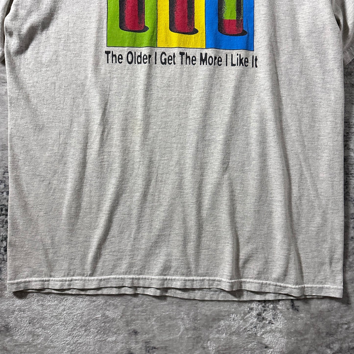 Wine Graphic T-Shirt – L / Heather Gray