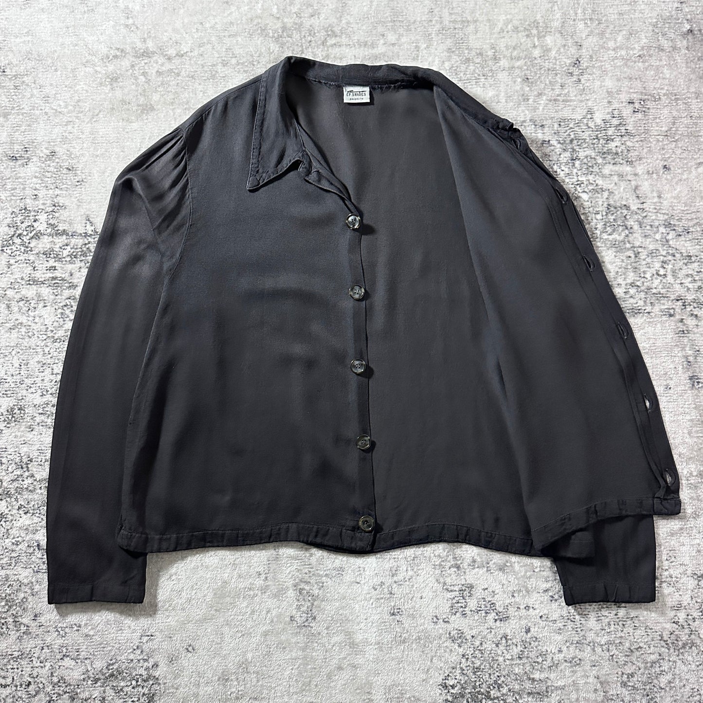 CP SHADES 100% Rayon Black Short Jacket / Size M