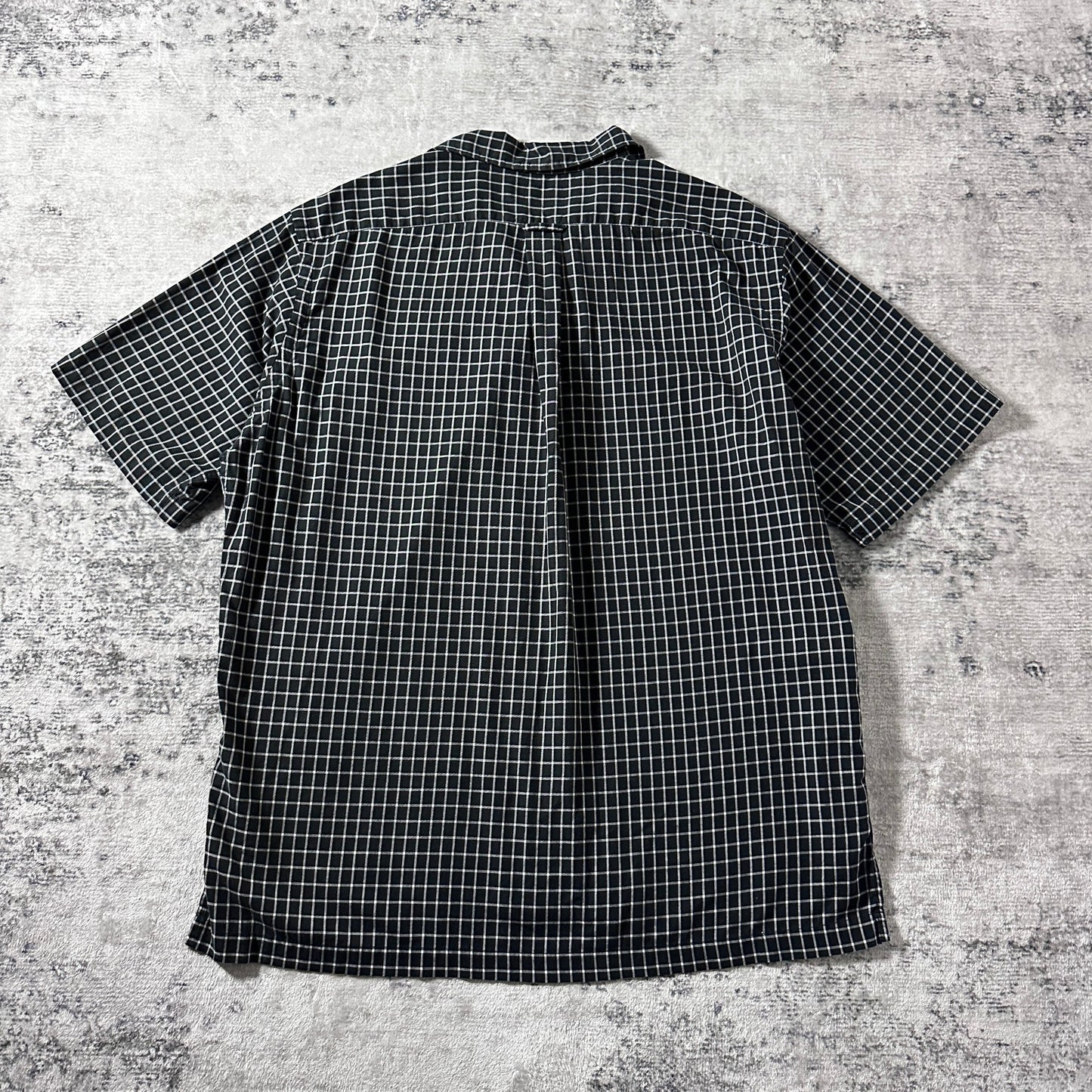 Ralph Lauren Caldwell 100% Cotton Check Shirt / Black White / Size L POLO GOLF