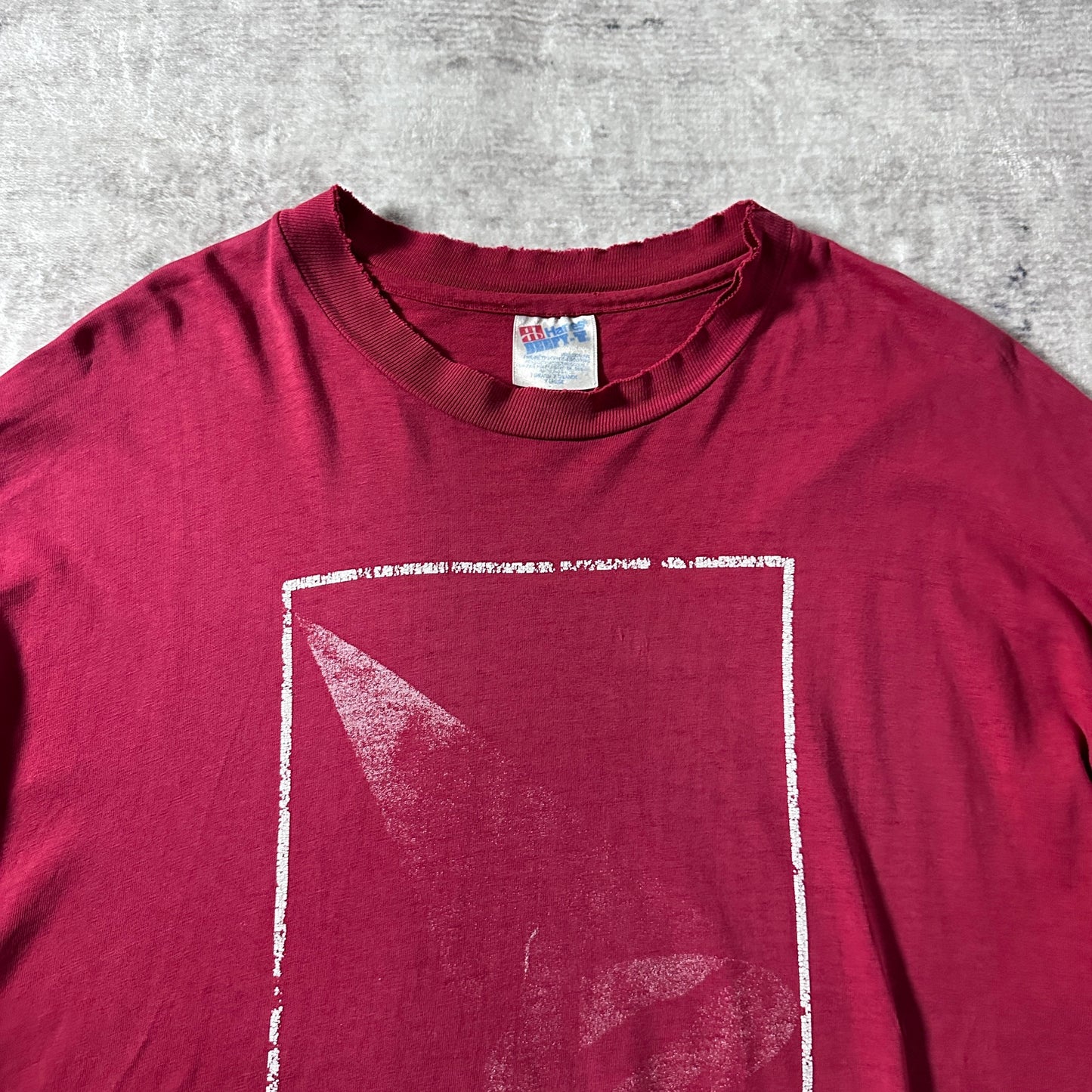 Cotton “got wine?” Graphic T-Shirt / Wine Red / XL/ Hanes BEEFY-T