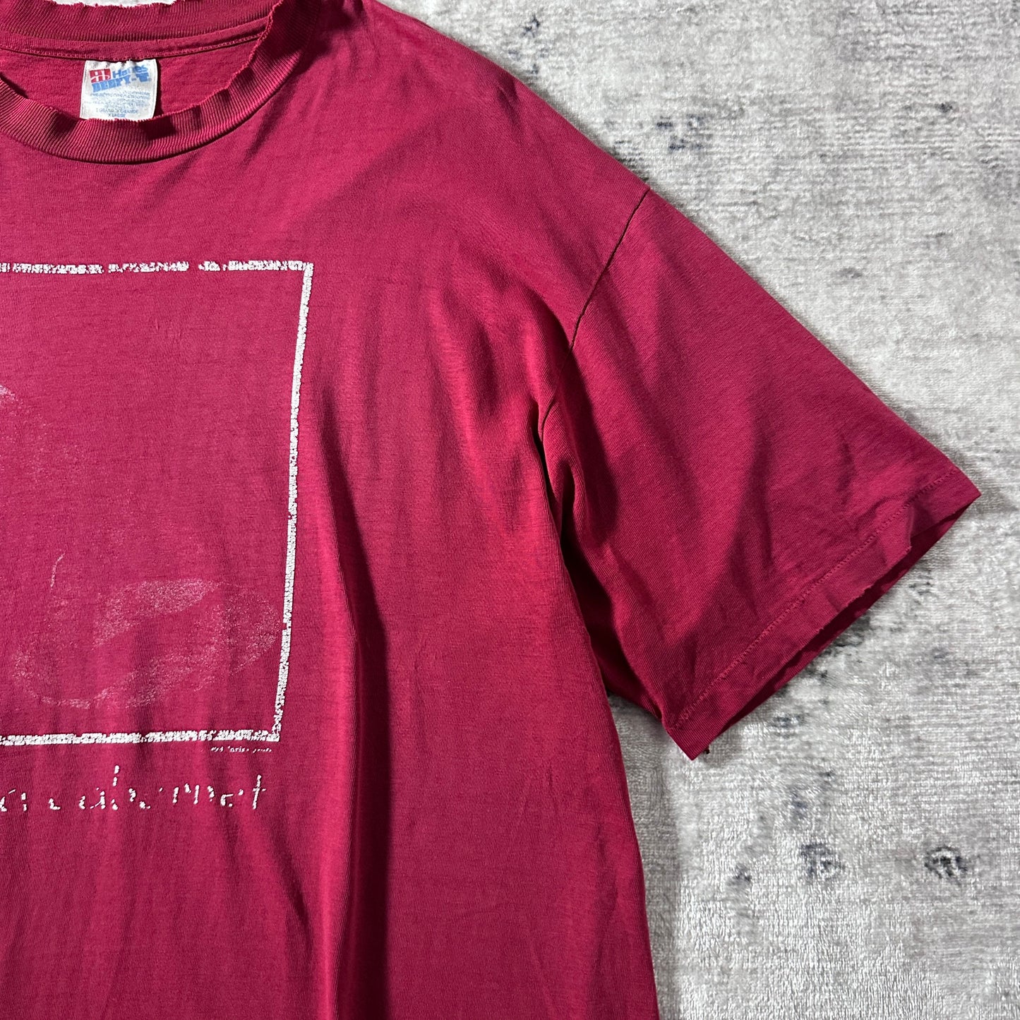 Cotton “got wine?” Graphic T-Shirt / Wine Red / XL/ Hanes BEEFY-T