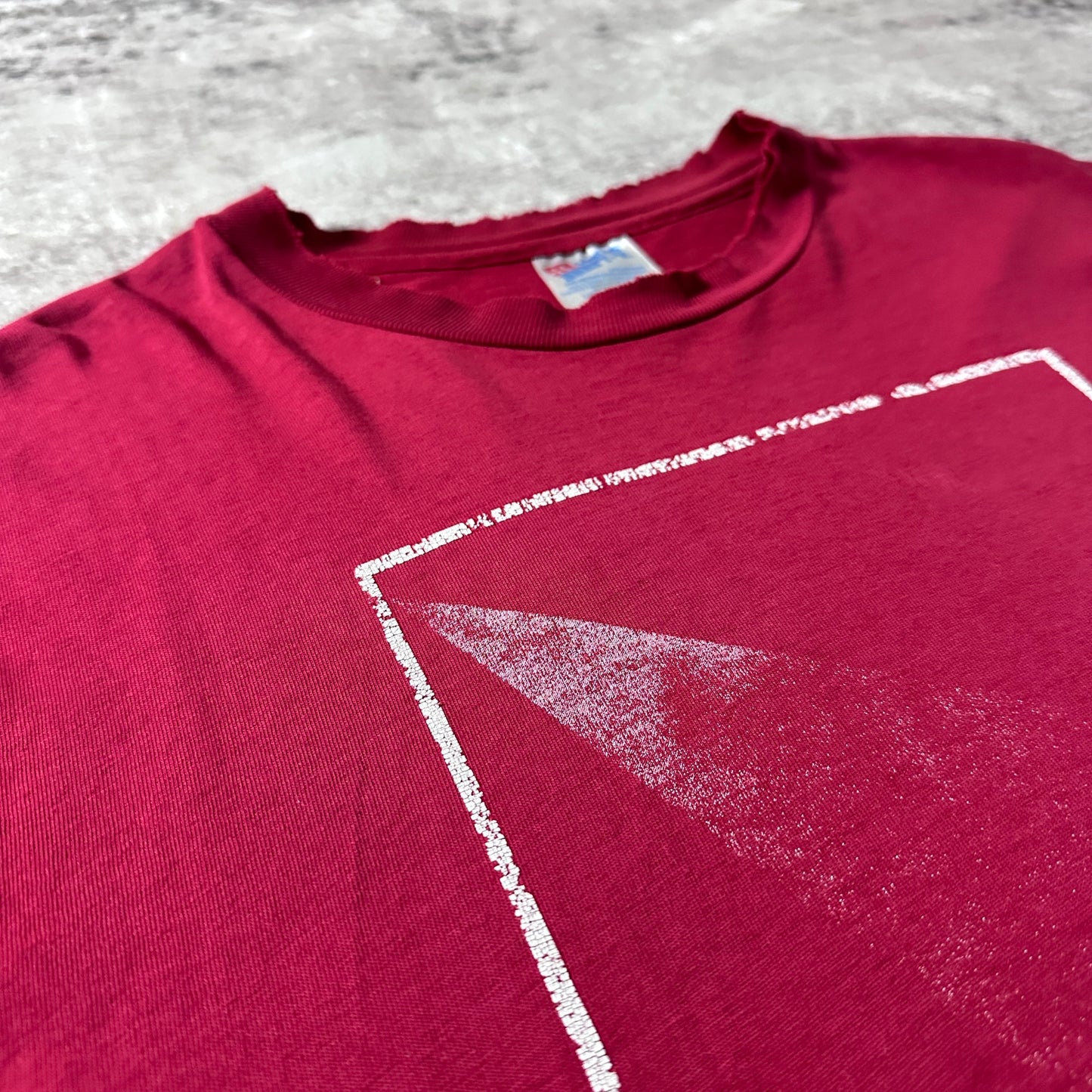Cotton “got wine?” Graphic T-Shirt / Wine Red / XL/ Hanes BEEFY-T