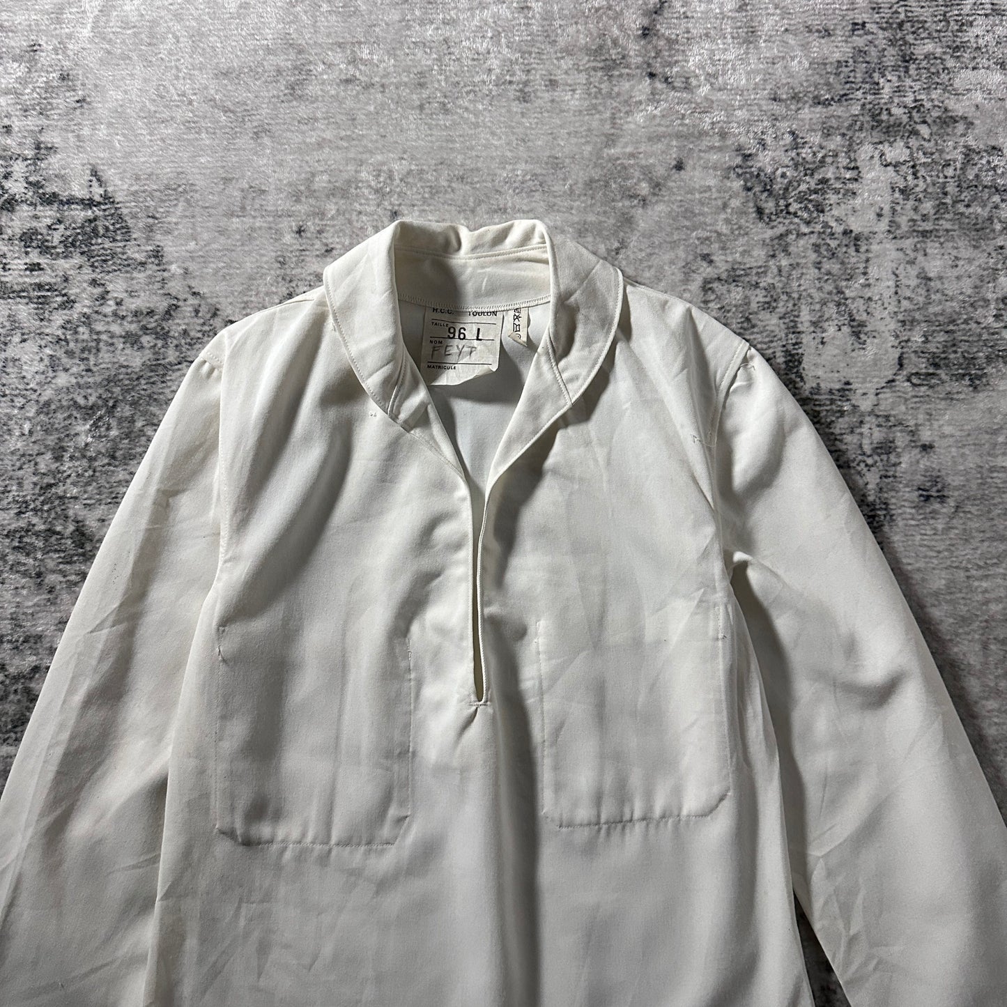 White Pullover Smock Shirt – 96L