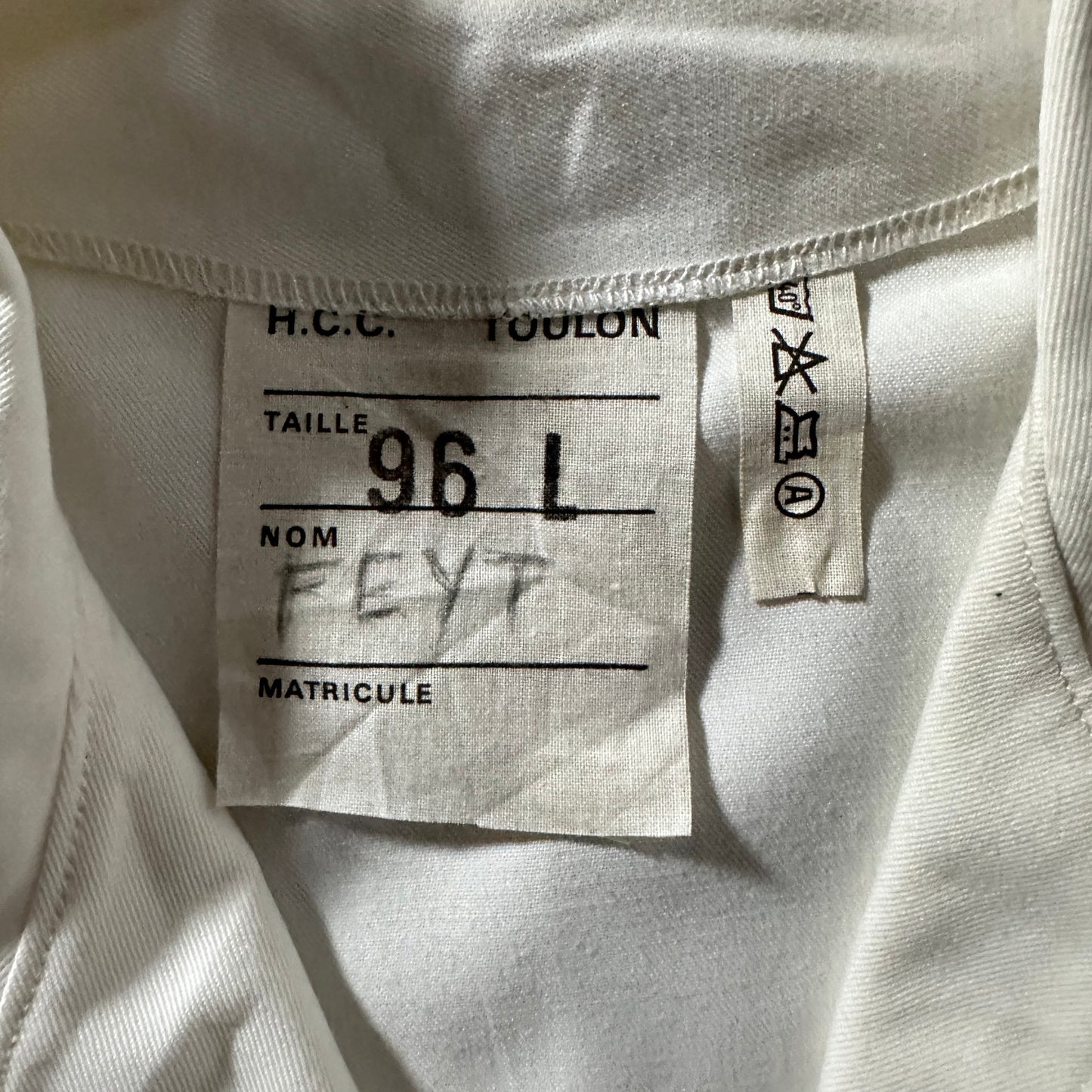 White Pullover Smock Shirt – 96L