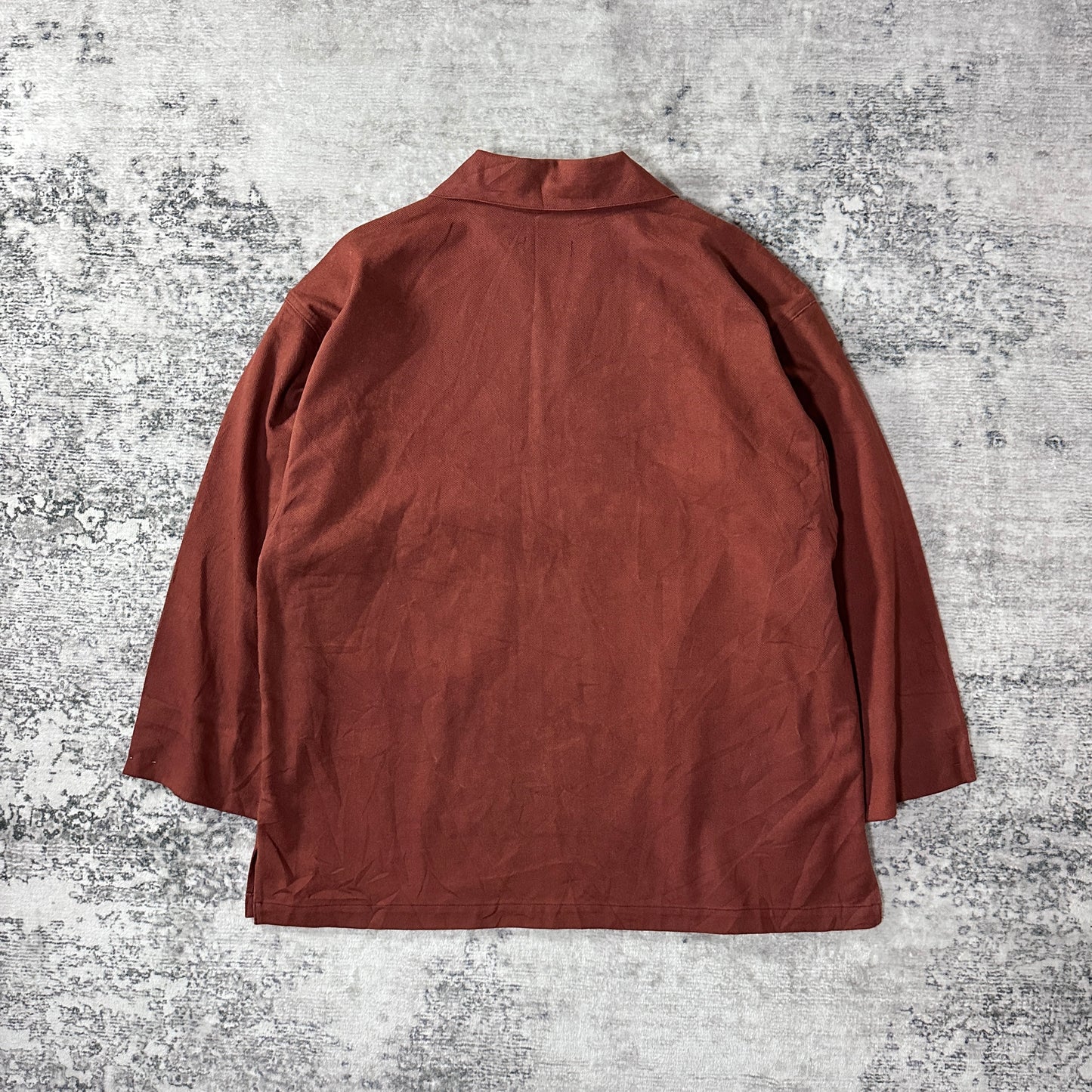 Fisherman's smock Cotton Pullover Smock Shirt Size L
