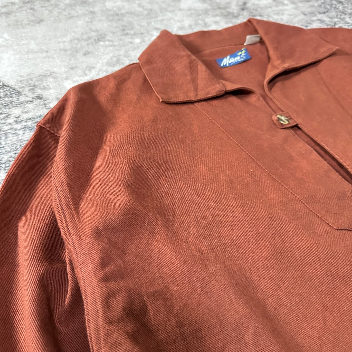 Fisherman's smock Cotton Pullover Smock Shirt Size L