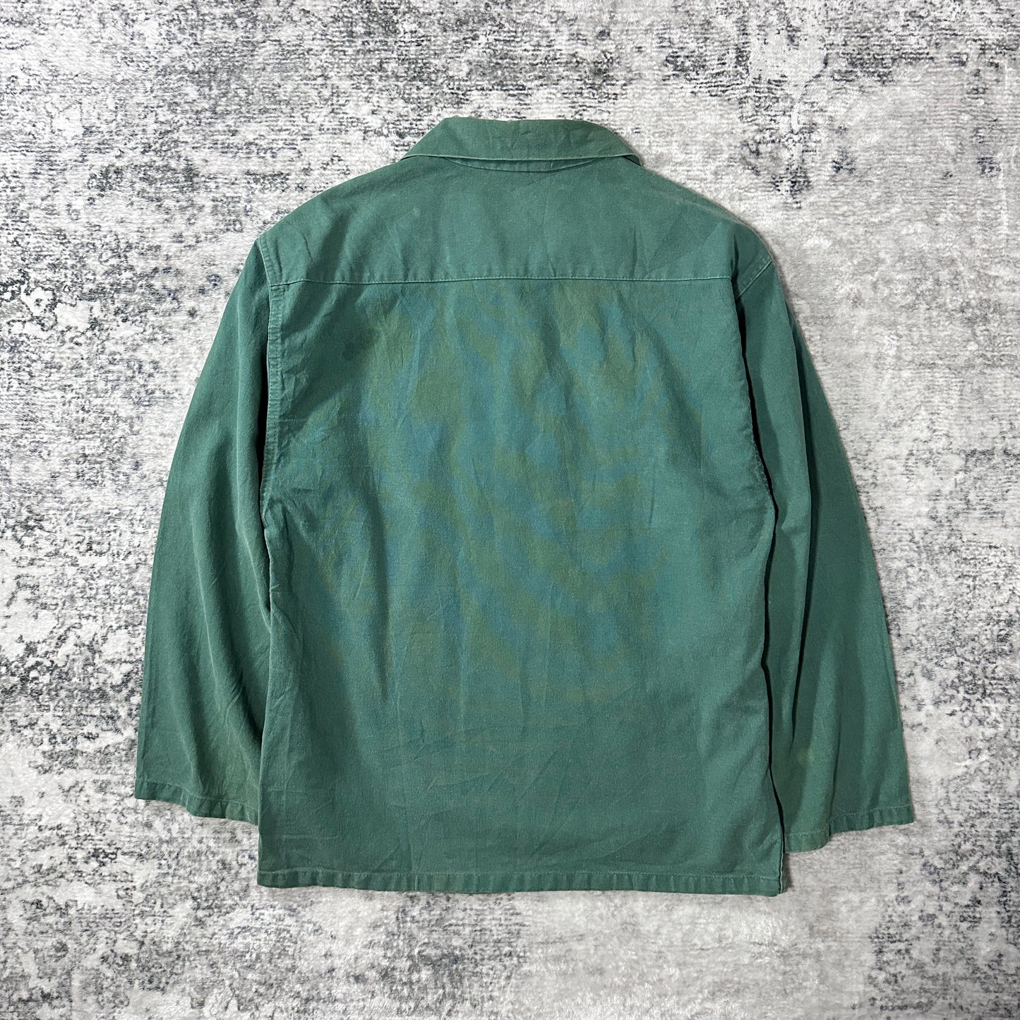 Fisherman's Smock LE GLAZIK Green - Pullover Smock Shirt