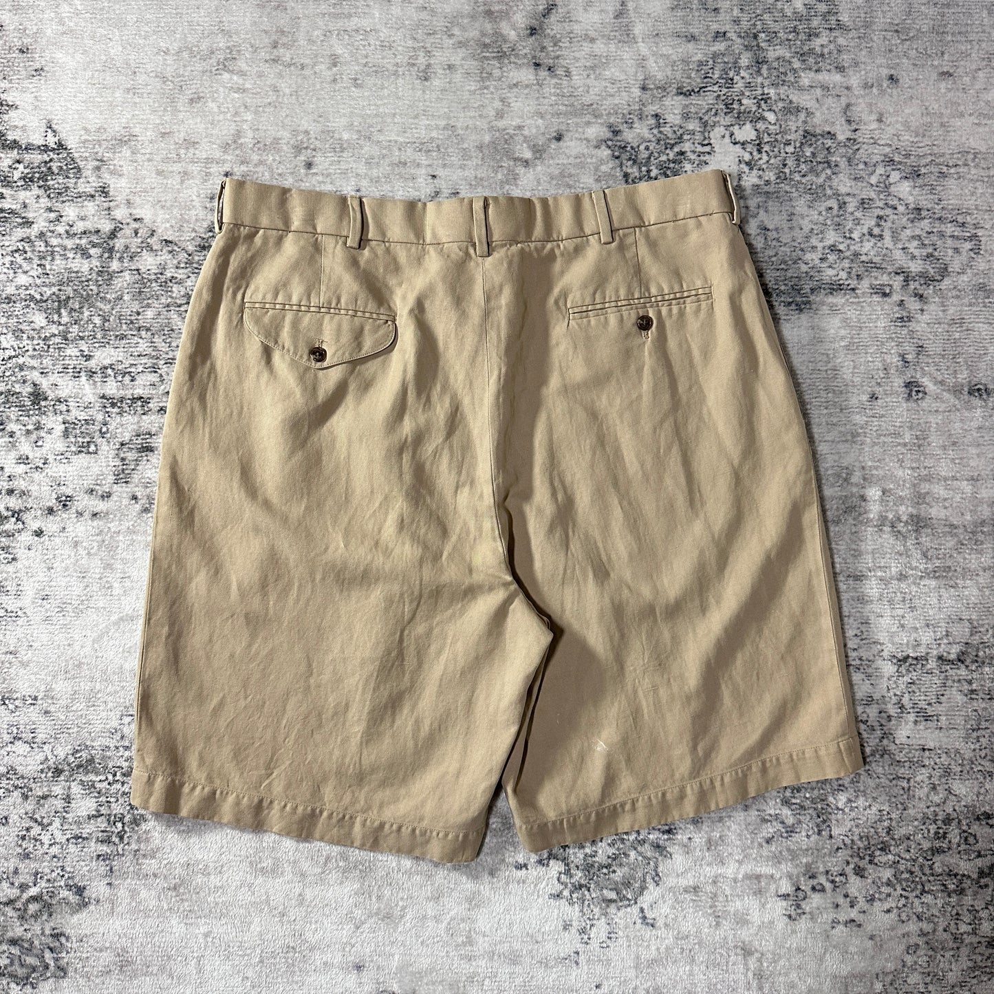 Ralph Lauren Beige Cotton Silk Linen Fairway Shorts W36 POLO GOLF