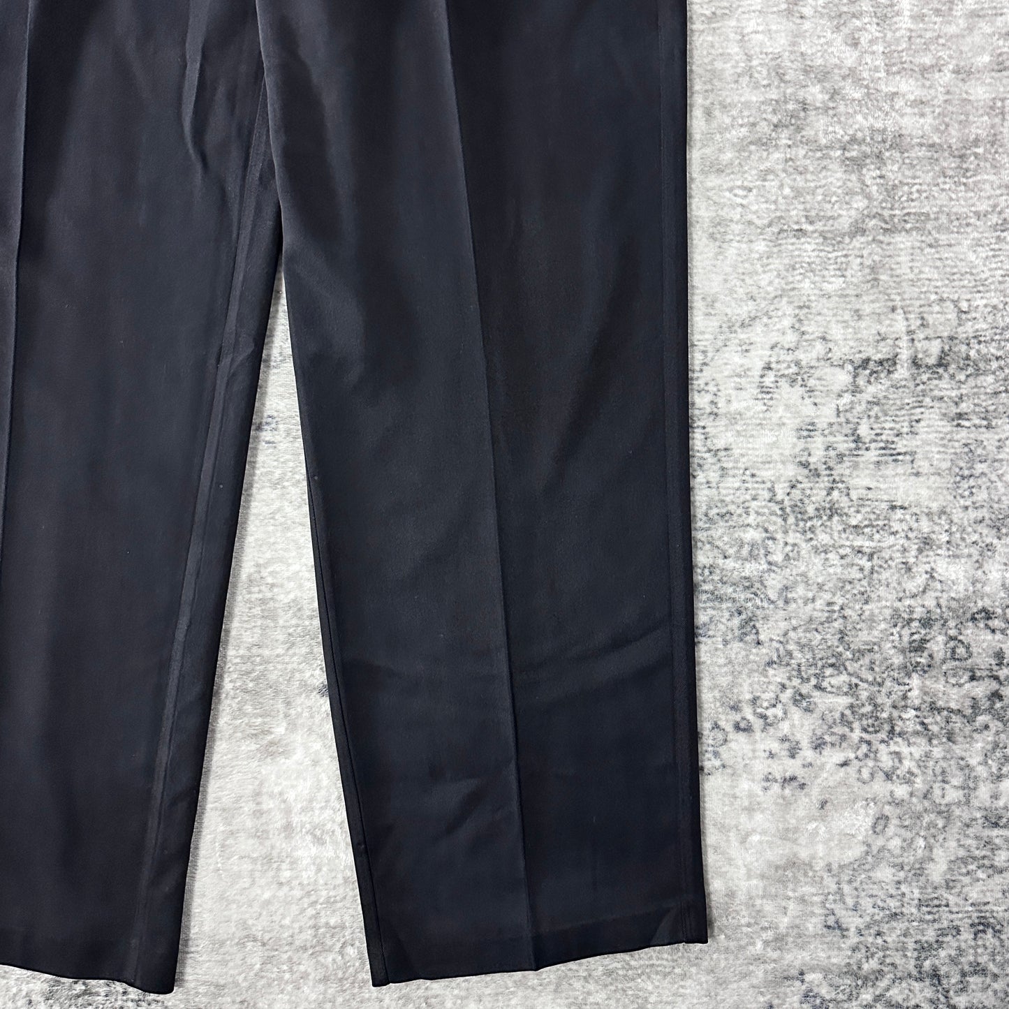 Black 100% Silk Pleated Relax Pants 35×30 Tommy Bahama