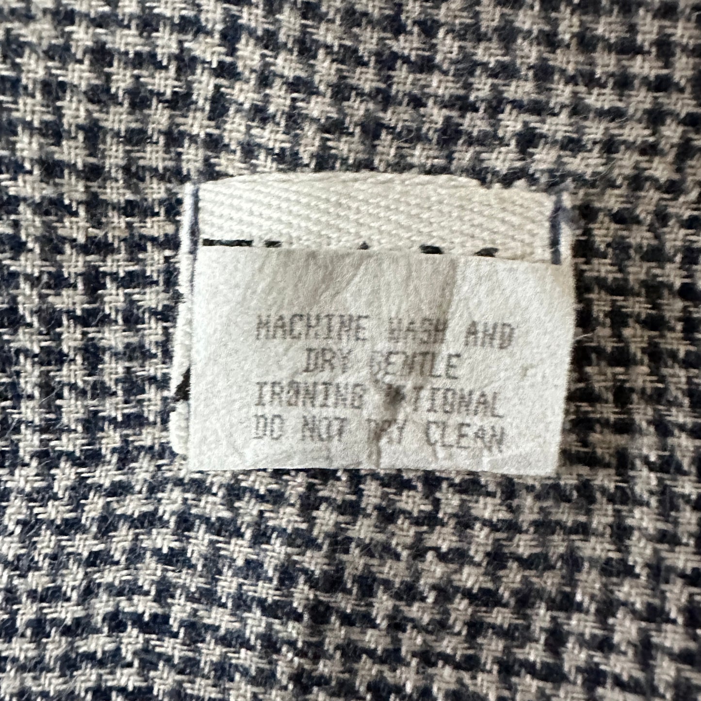FLAX  Linen  Jacket Medium Black White Gray