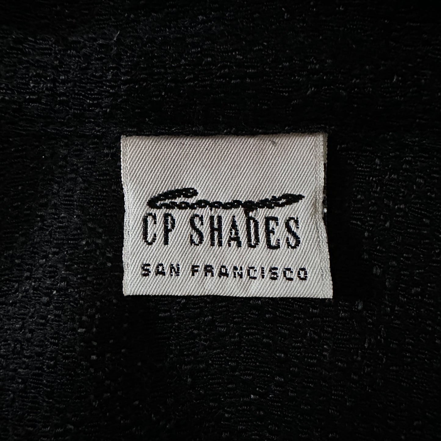 CP Shades 100% Rayon Short Sleeve Shirt Small Black
