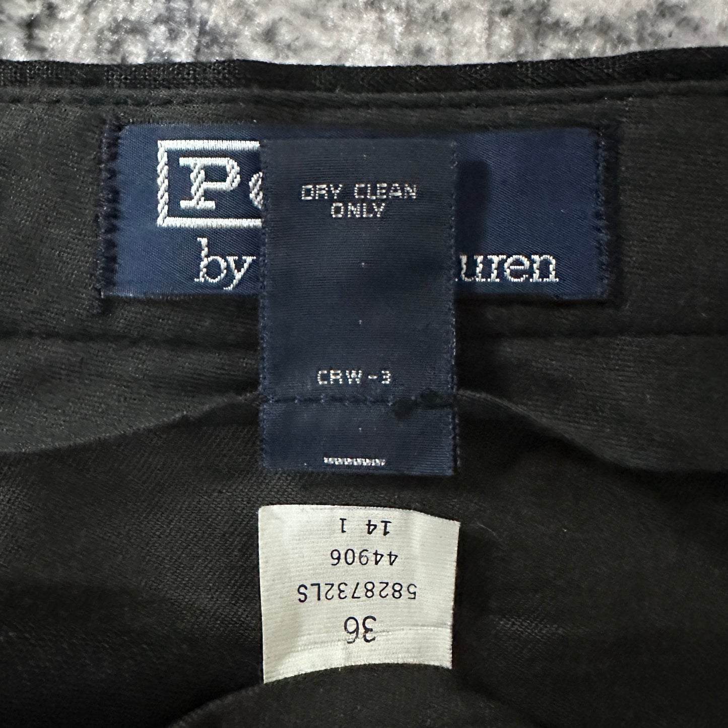 Polo by Ralph Lauren 100% Linen Pleated Shorts 36 Black