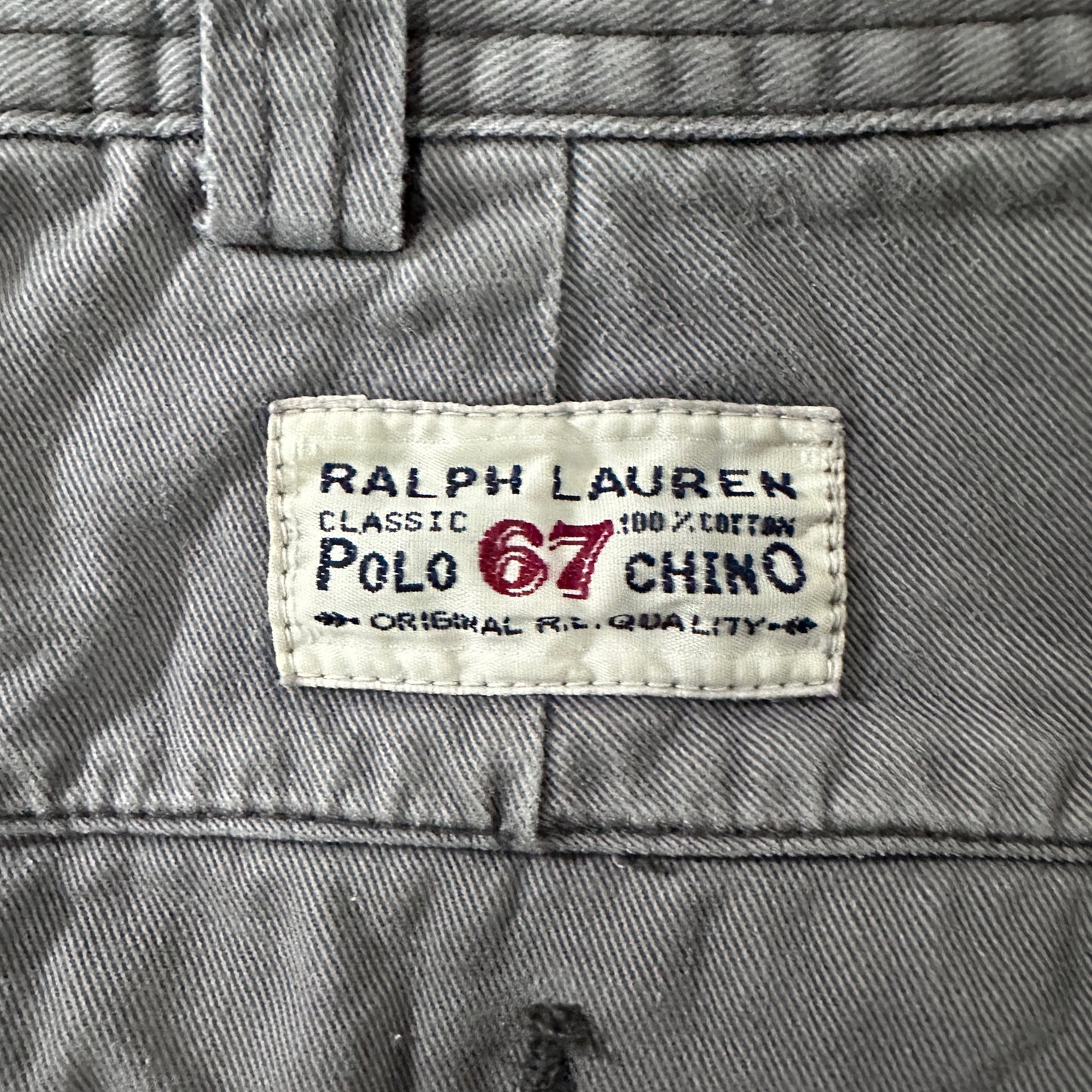 Polo Chino Cargo Shorts Gray Size 35 Polo by Ralph Lauren