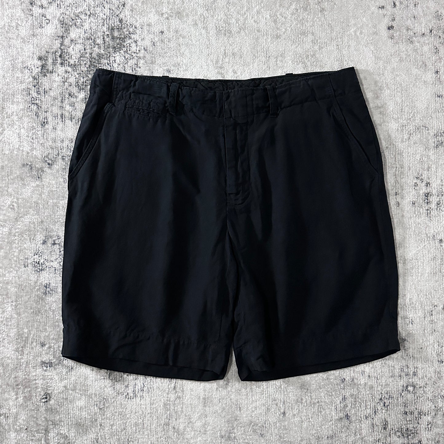 Polo by Ralph Lauren Linen Silk Black Shorts Size 38