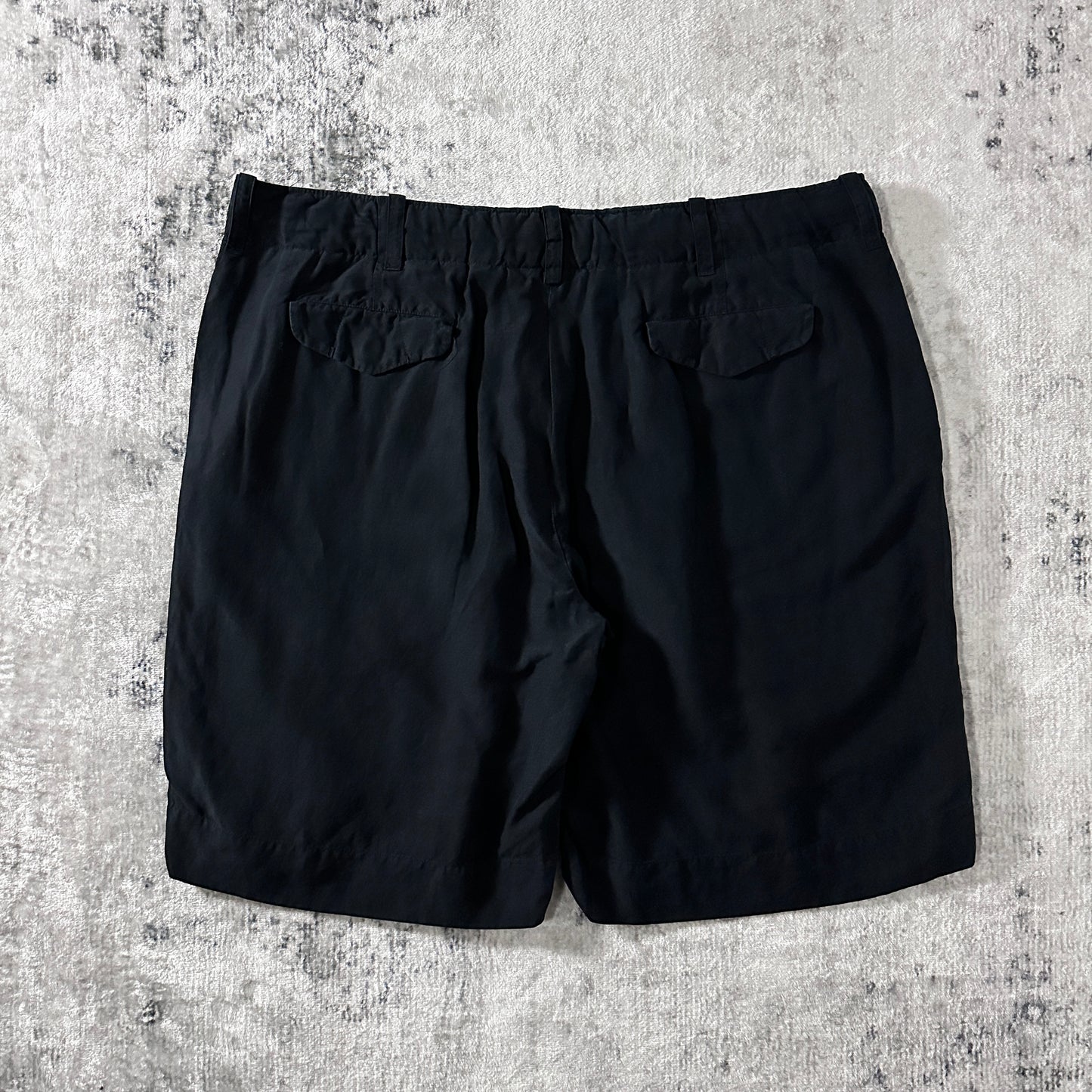 Polo by Ralph Lauren Linen Silk Black Shorts Size 38
