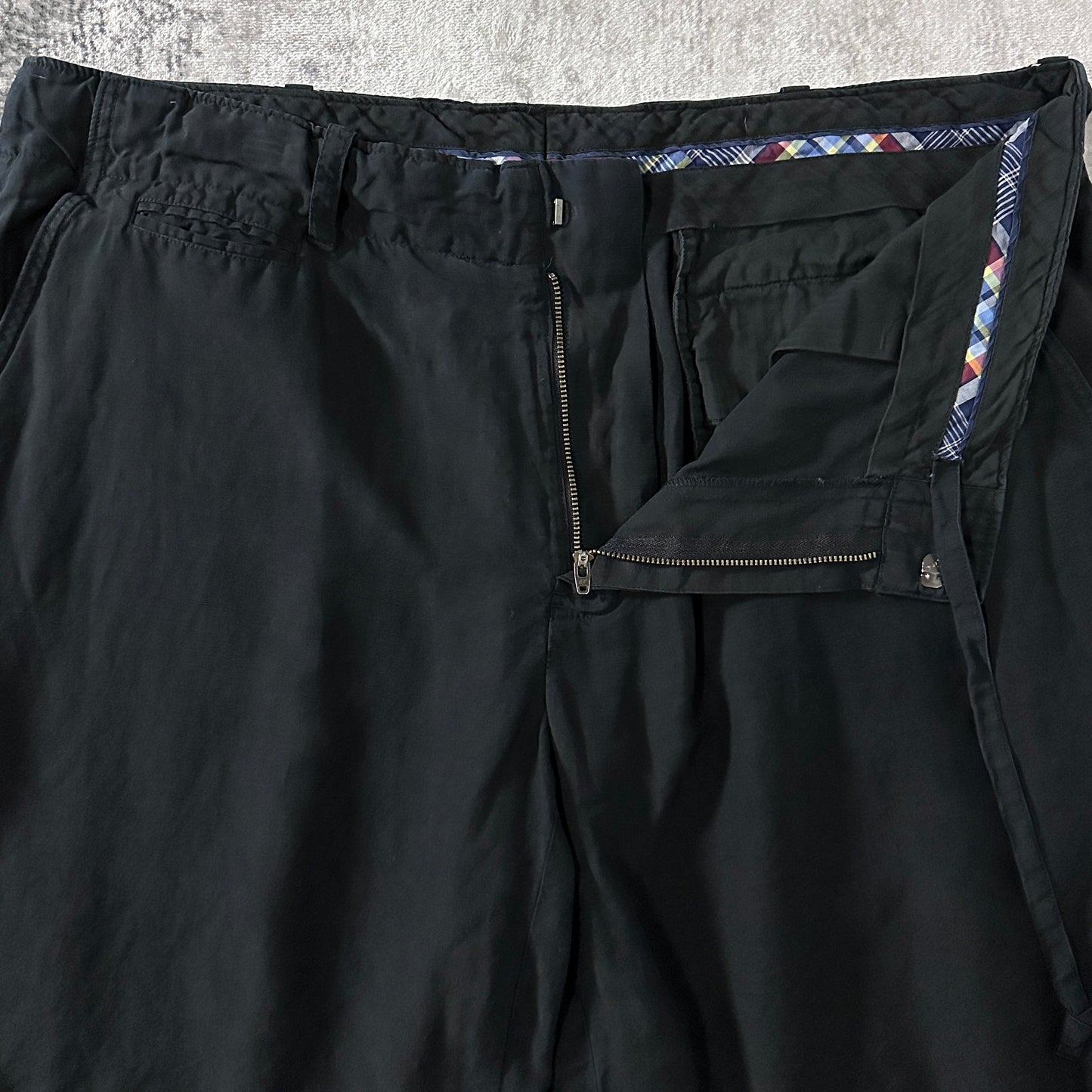 Polo by Ralph Lauren Linen Silk Black Shorts Size 38