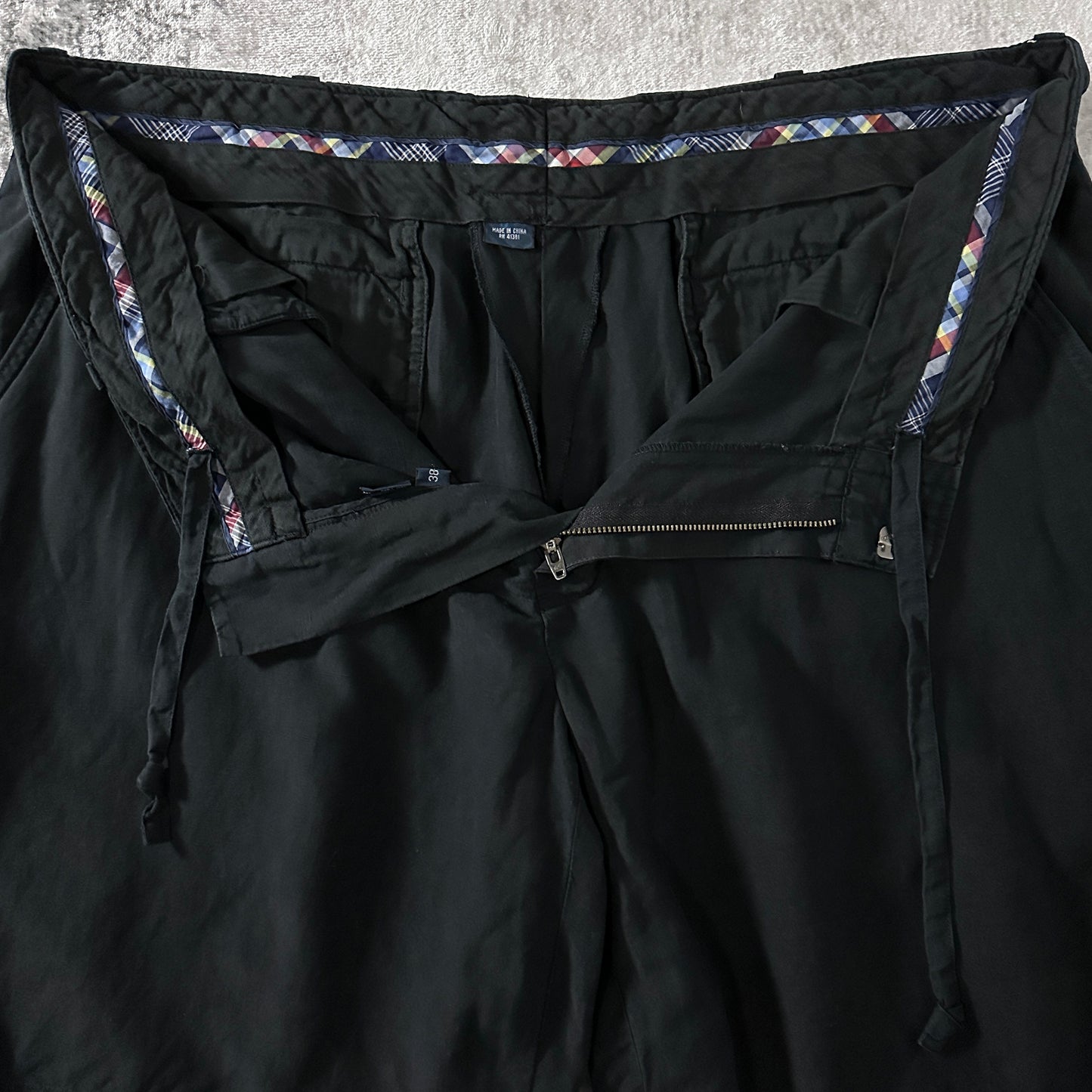Polo by Ralph Lauren Linen Silk Black Shorts Size 38