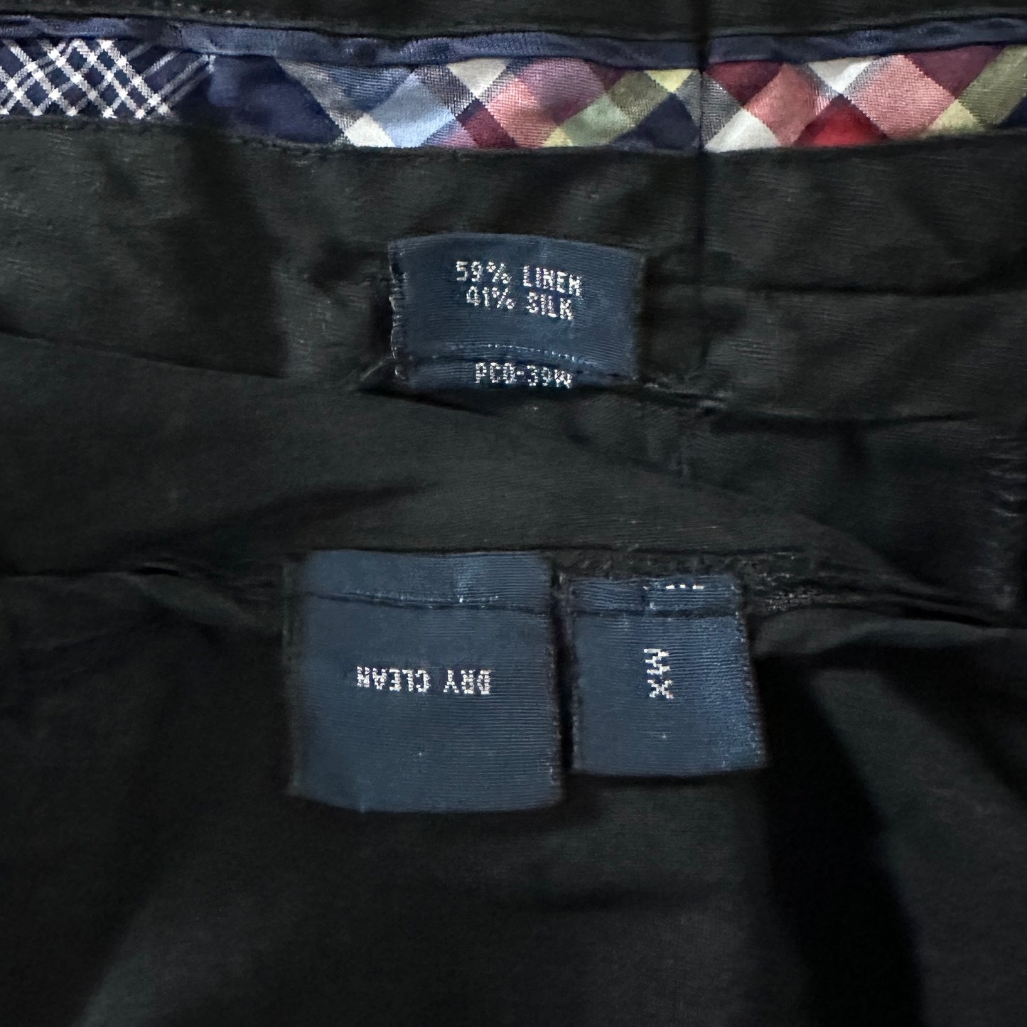 Polo by Ralph Lauren Linen Silk Black Shorts Size 38