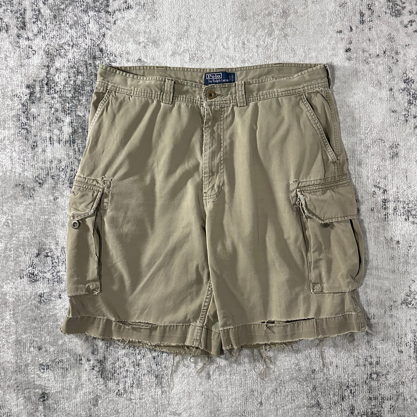 Polo by Ralph Lauren Khaki Cargo Shorts Size 38