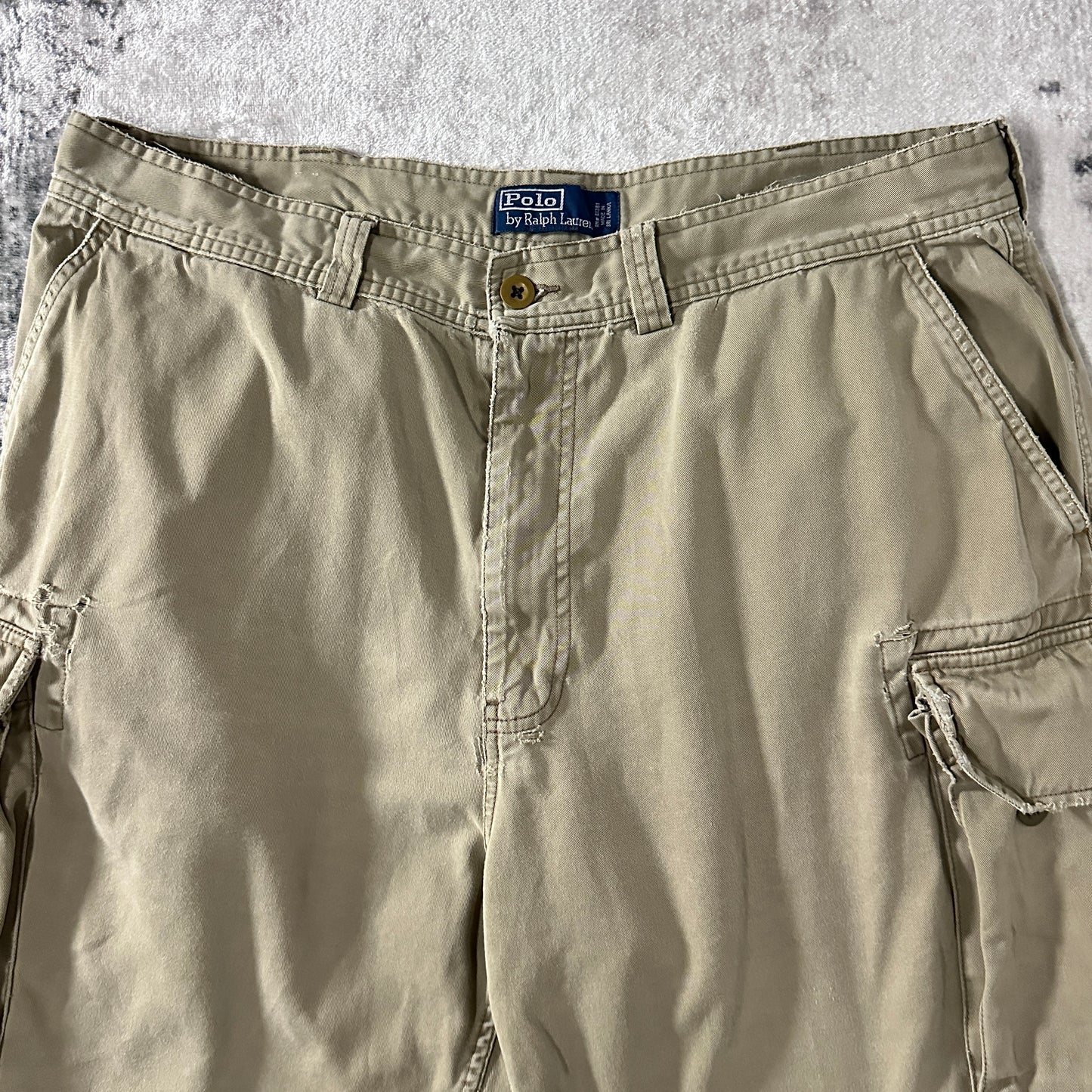 Polo by Ralph Lauren Khaki Cargo Shorts Size 38