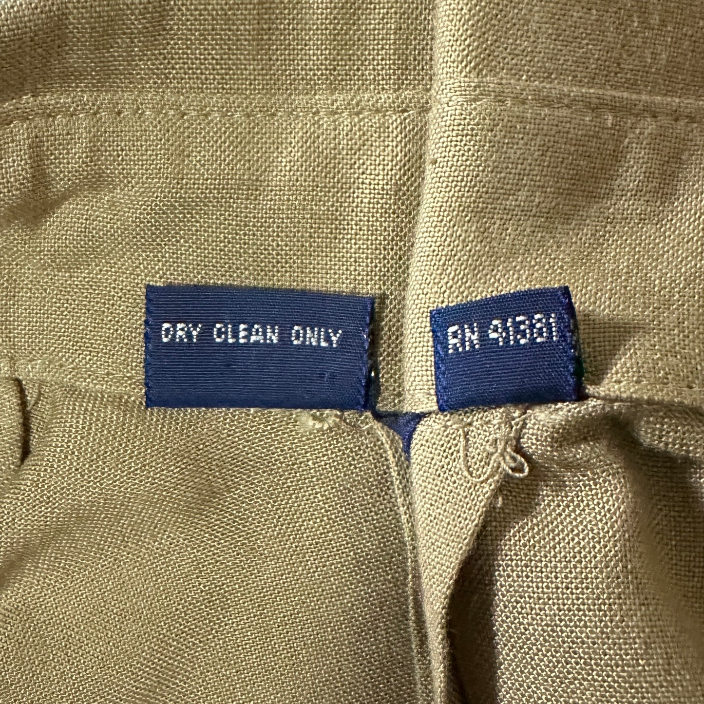 Polo Ralph Lauren Silk Linen Beige Safari Jacket L