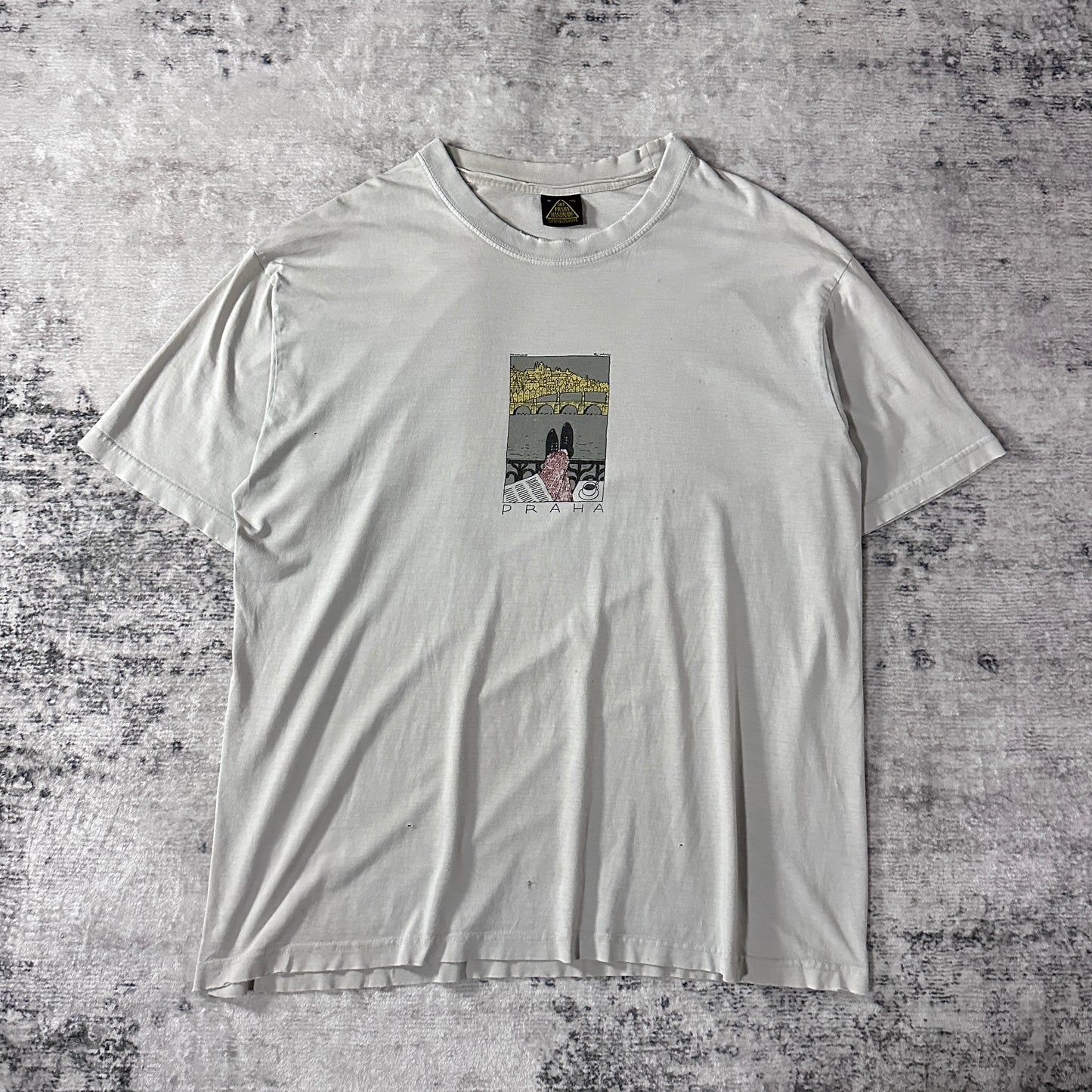 Graphic T-Shirt XXL Light Gray