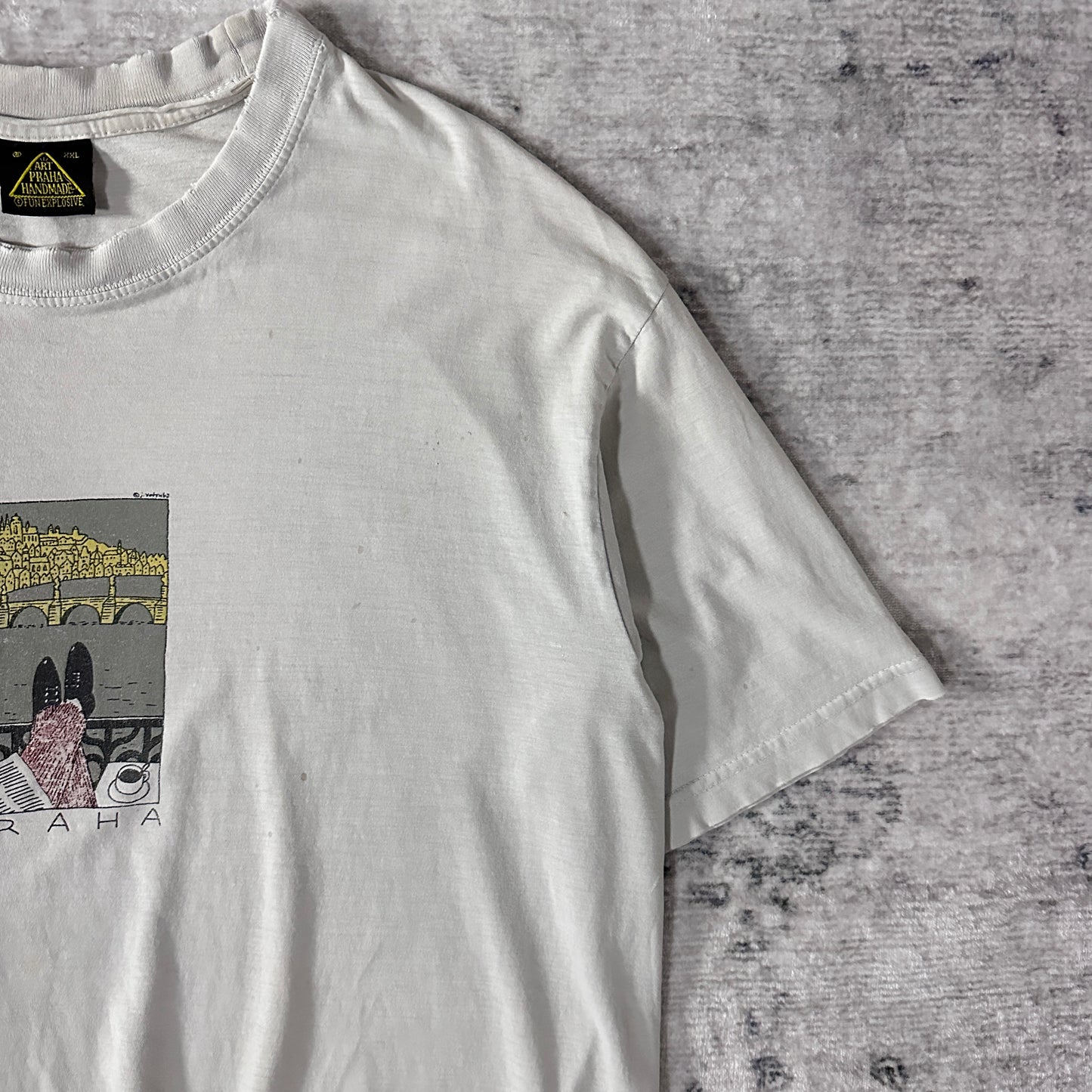 Graphic T-Shirt XXL Light Gray