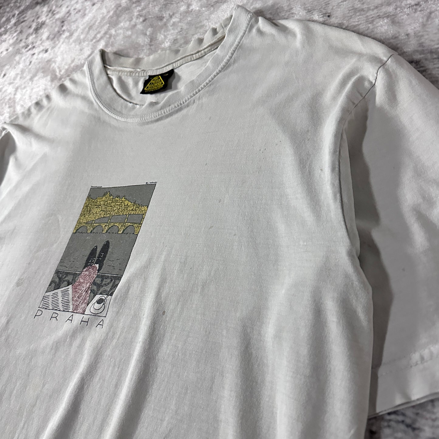 Graphic T-Shirt XXL Light Gray