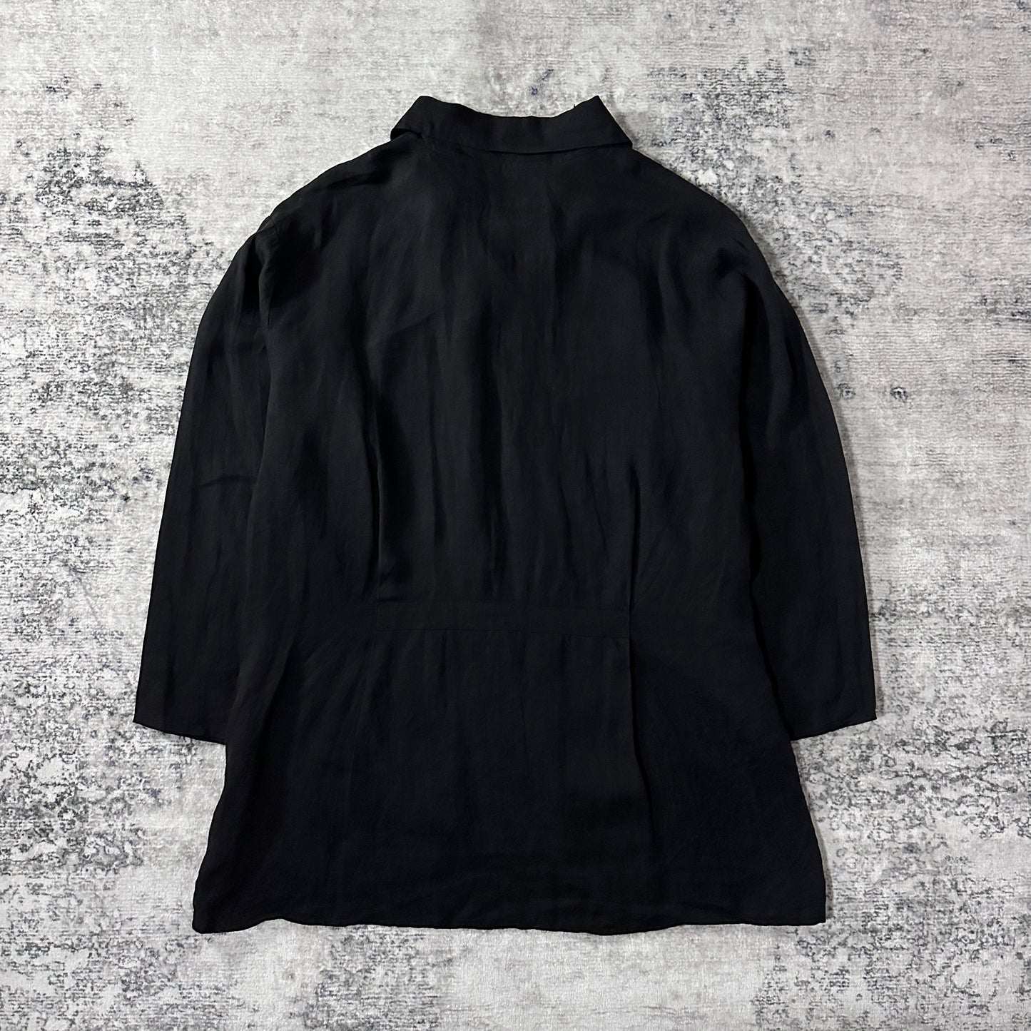 FLAX  Linen Black Shirt Jacket Medium