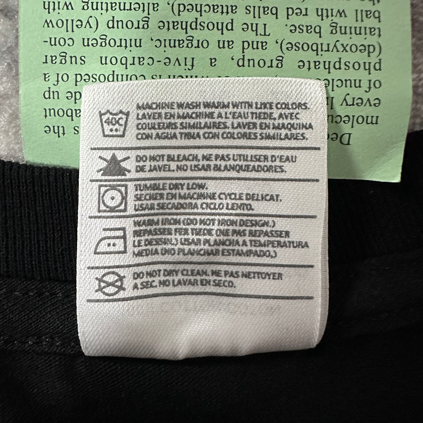 Cotton Expressions DNA The Code of Life Black Graphic T-Shirt XXL