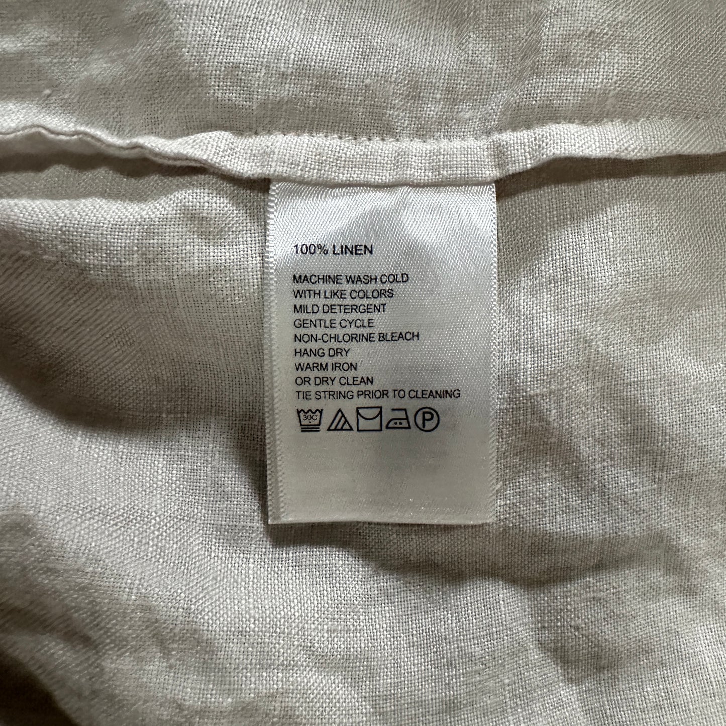 Linen Drawstring Jacket L/G Natural