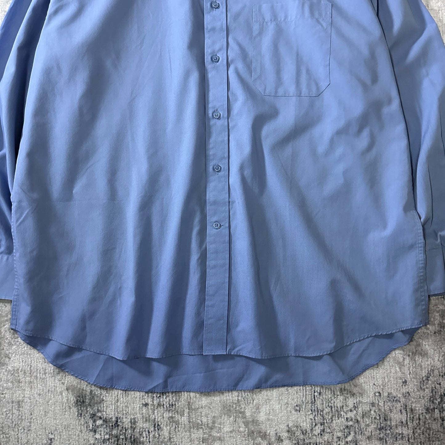 Givenchy Long Sleeve Shirt 17 1/2 Blue