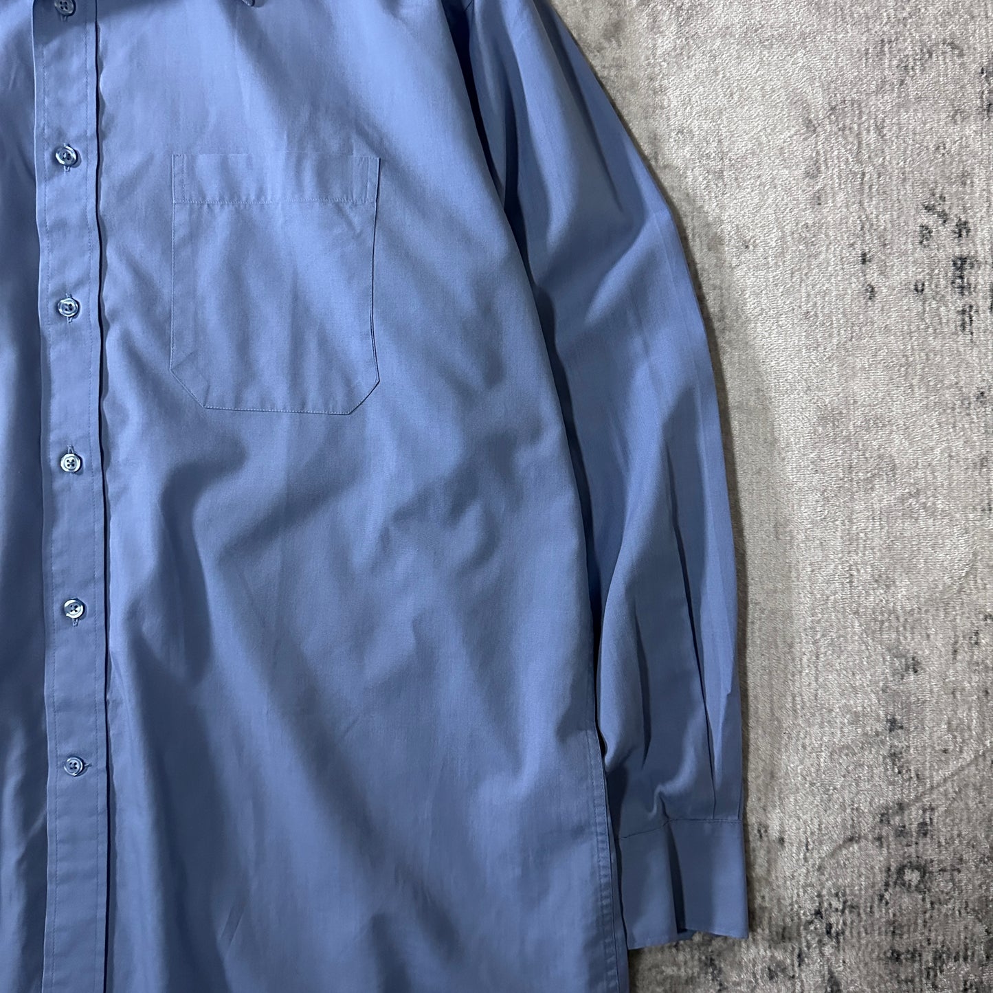 Givenchy Long Sleeve Shirt 17 1/2 Blue