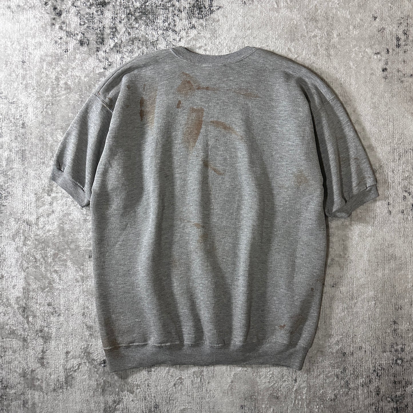 Lee Short Sleeve Sweatshirt XL Gray Made in USA