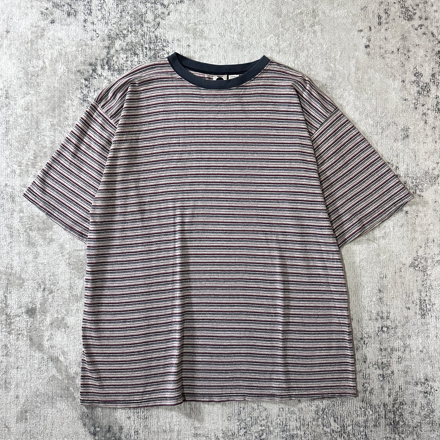 Multi Stripe T-Shirt XL Made in USA