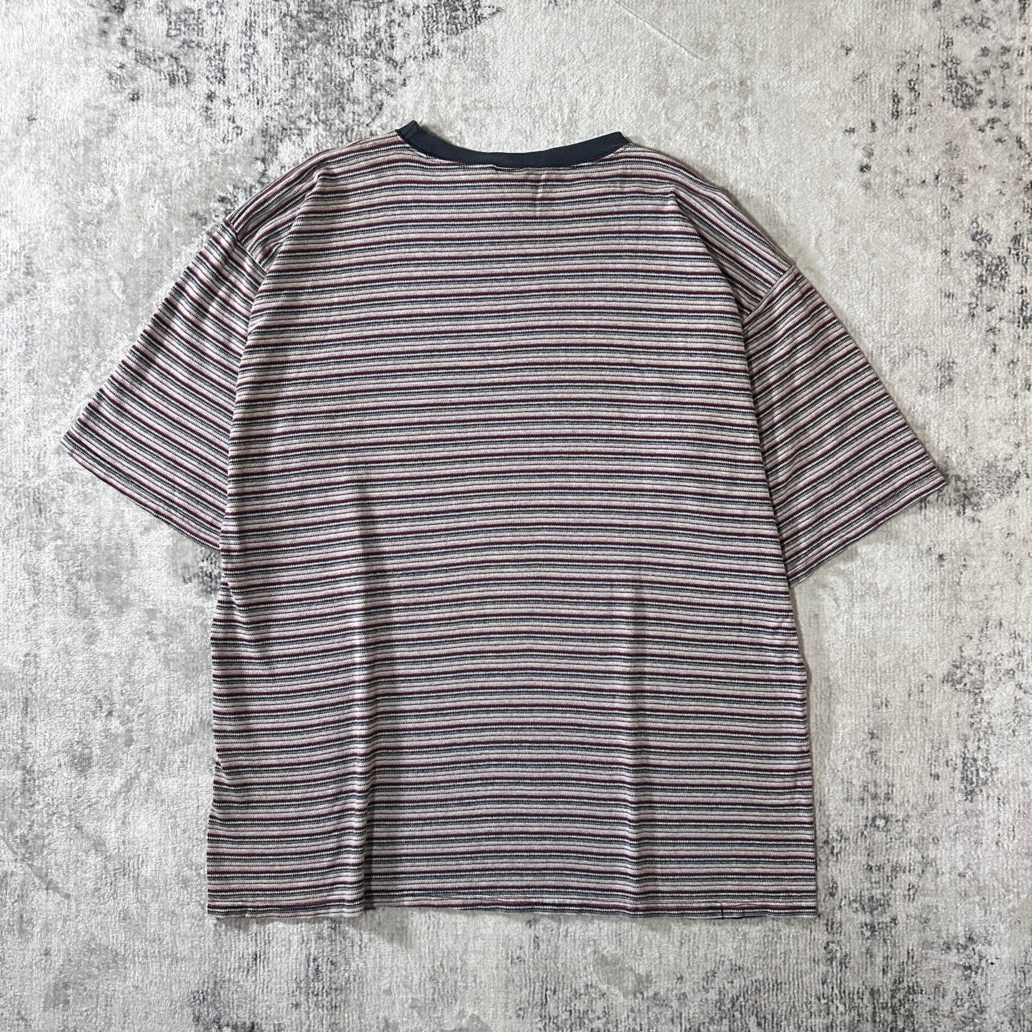 Multi Stripe T-Shirt XL Made in USA