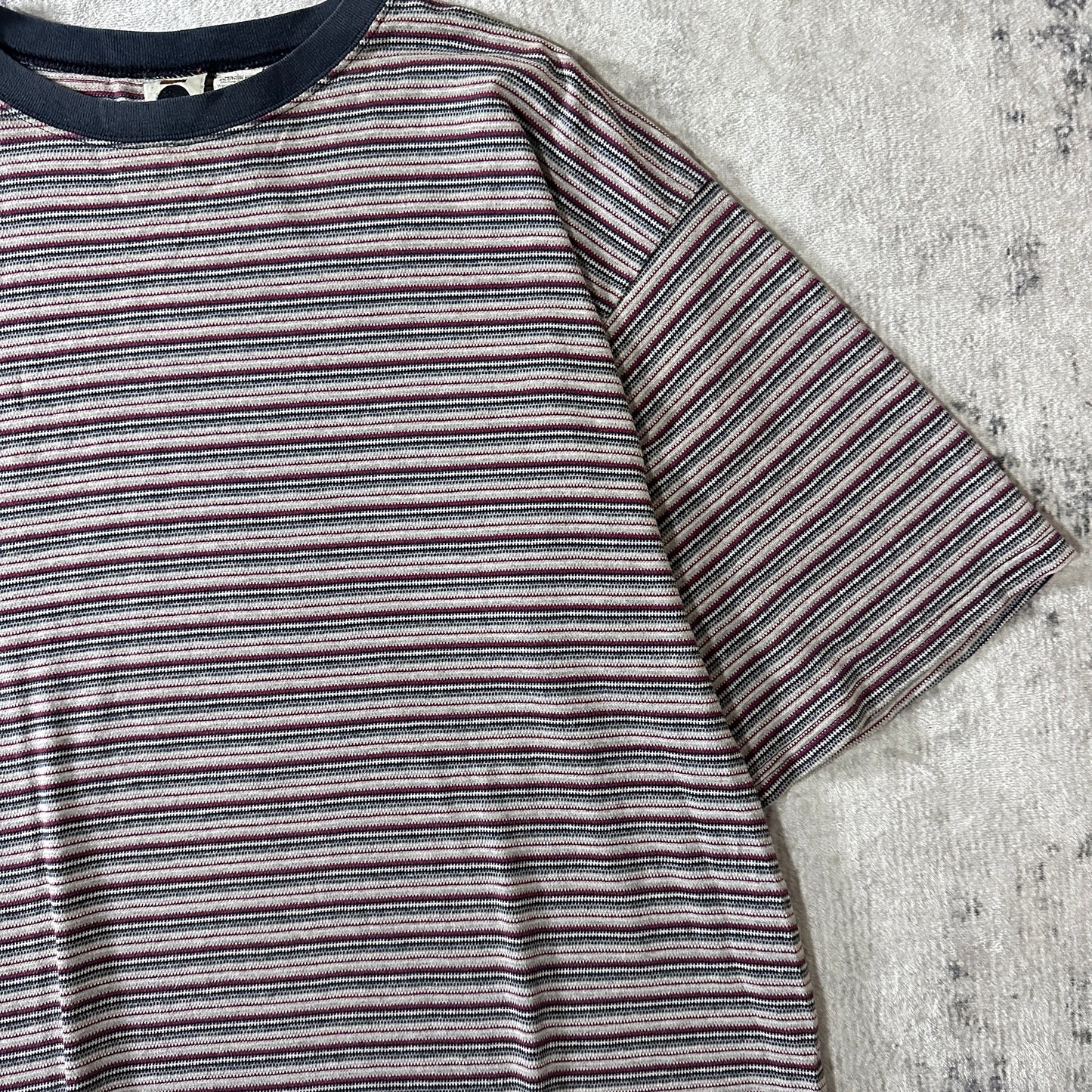 Multi Stripe T-Shirt XL Made in USA