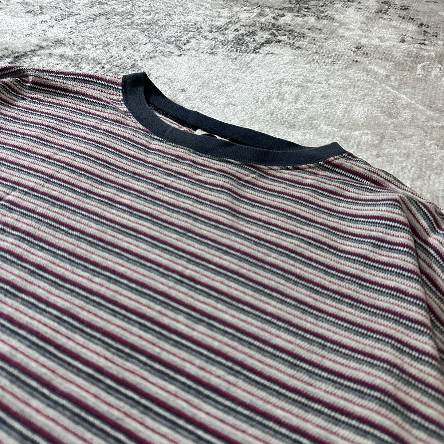 Multi Stripe T-Shirt XL Made in USA