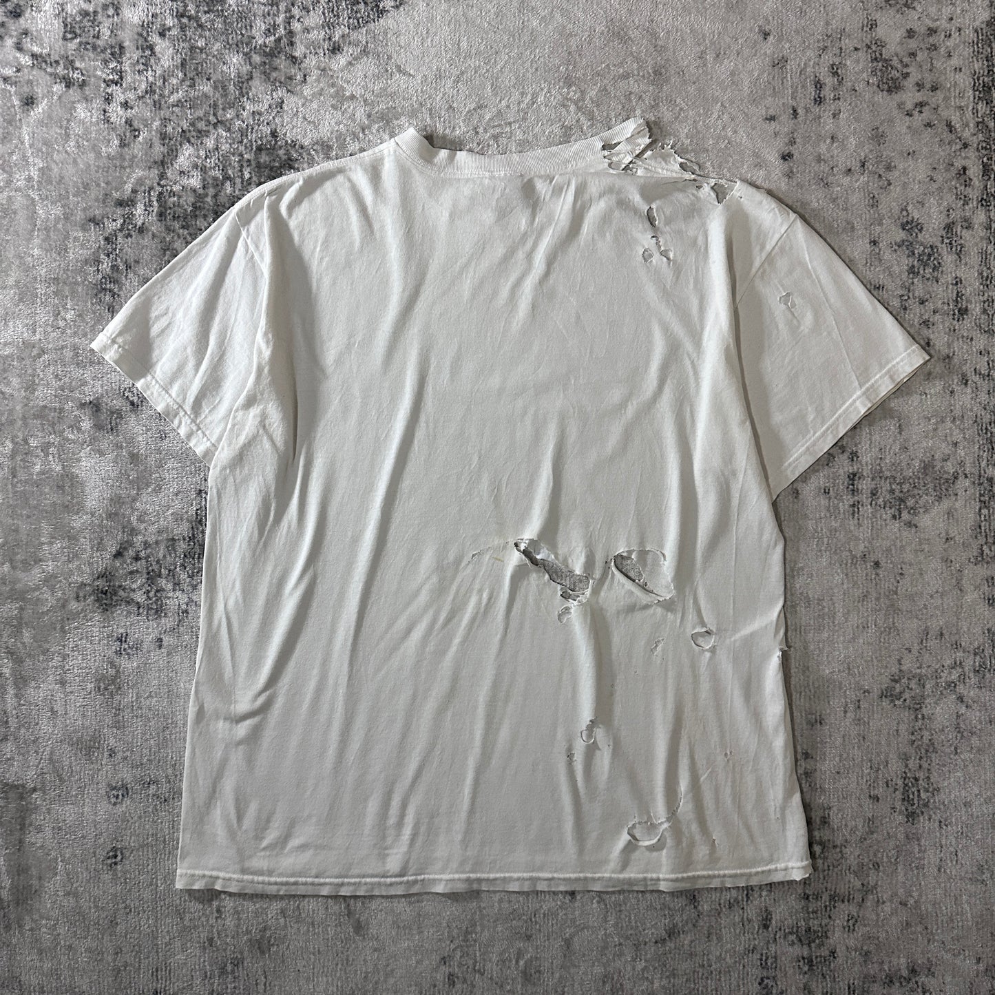 Waterfall Graphic T-Shirt XL White