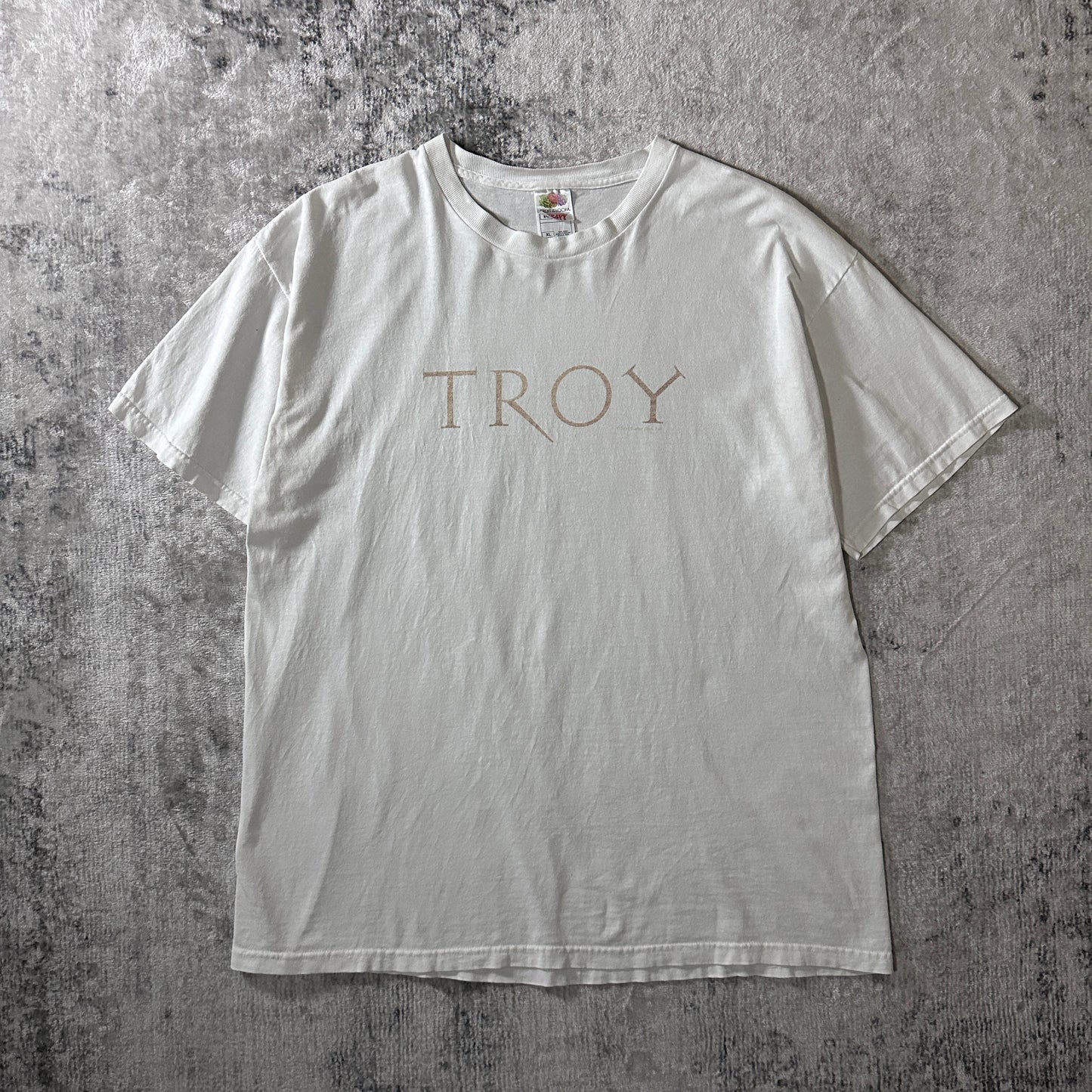TROY Logo T-Shirt XL White