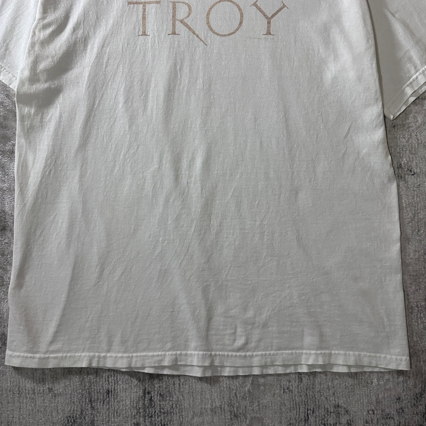 TROY Logo T-Shirt XL White
