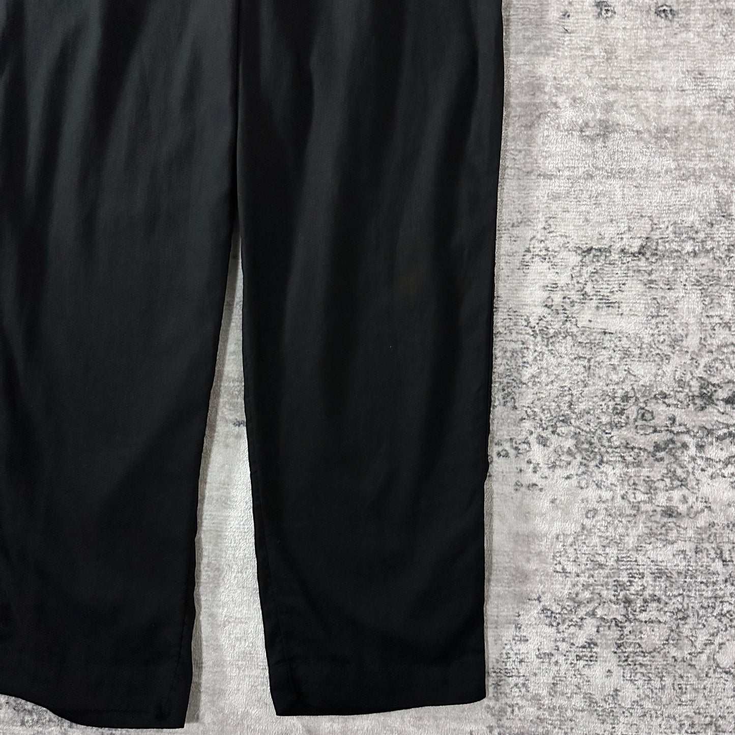 Old Navy Linen Blend High Rise Straight Pants Black XL Tall