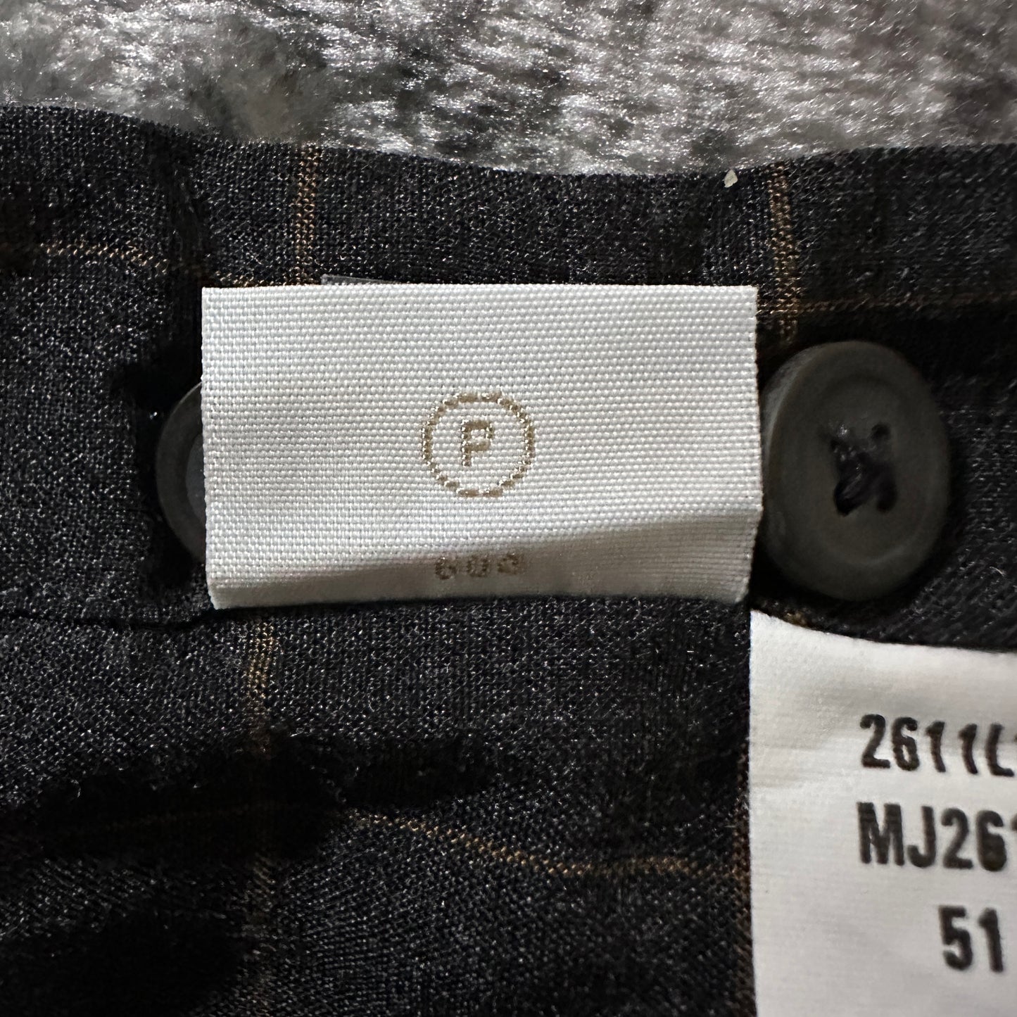 PERRY ELLIS  Rayon Black Windowpane Shirt XL