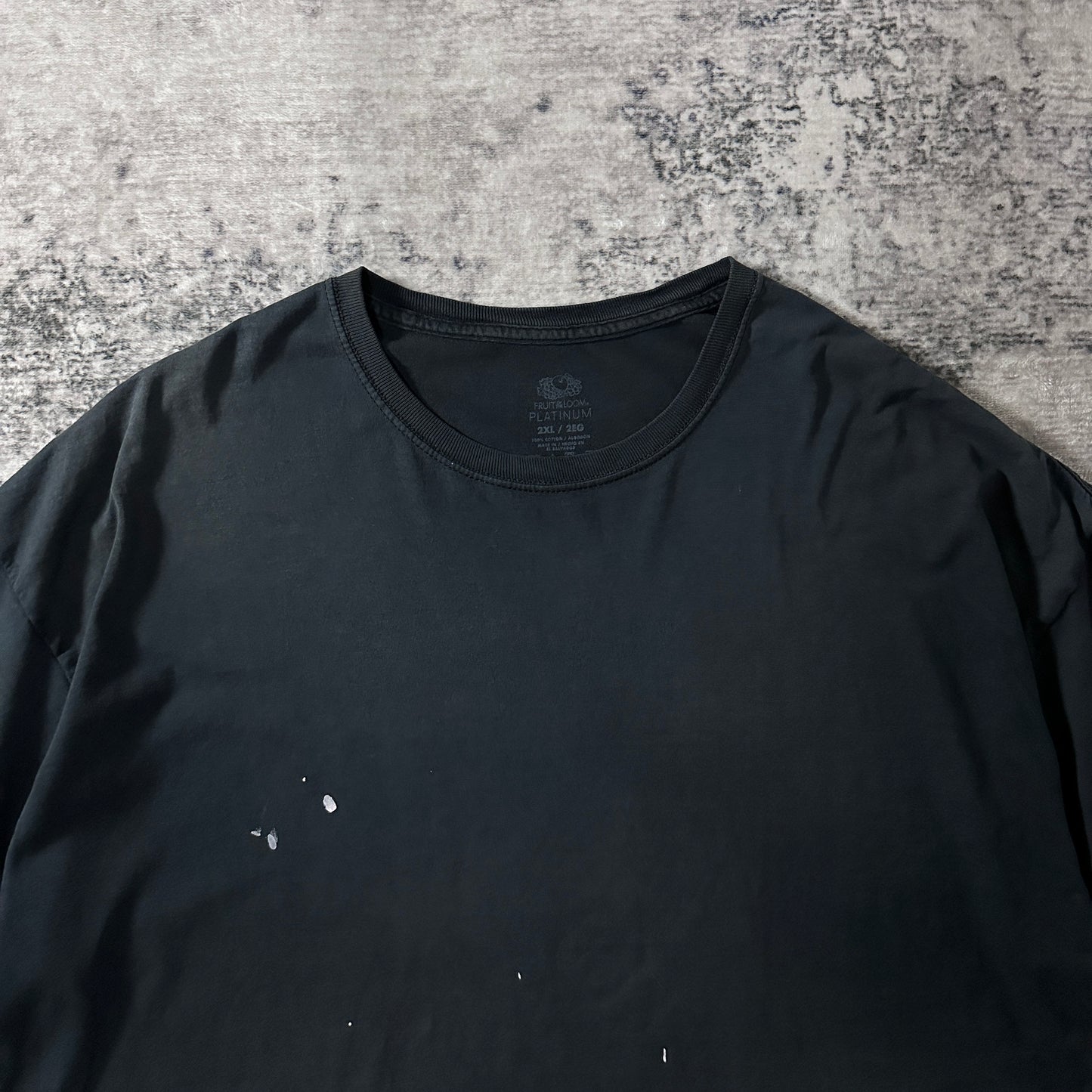 Black Paint Splatter T-Shirt 2XL