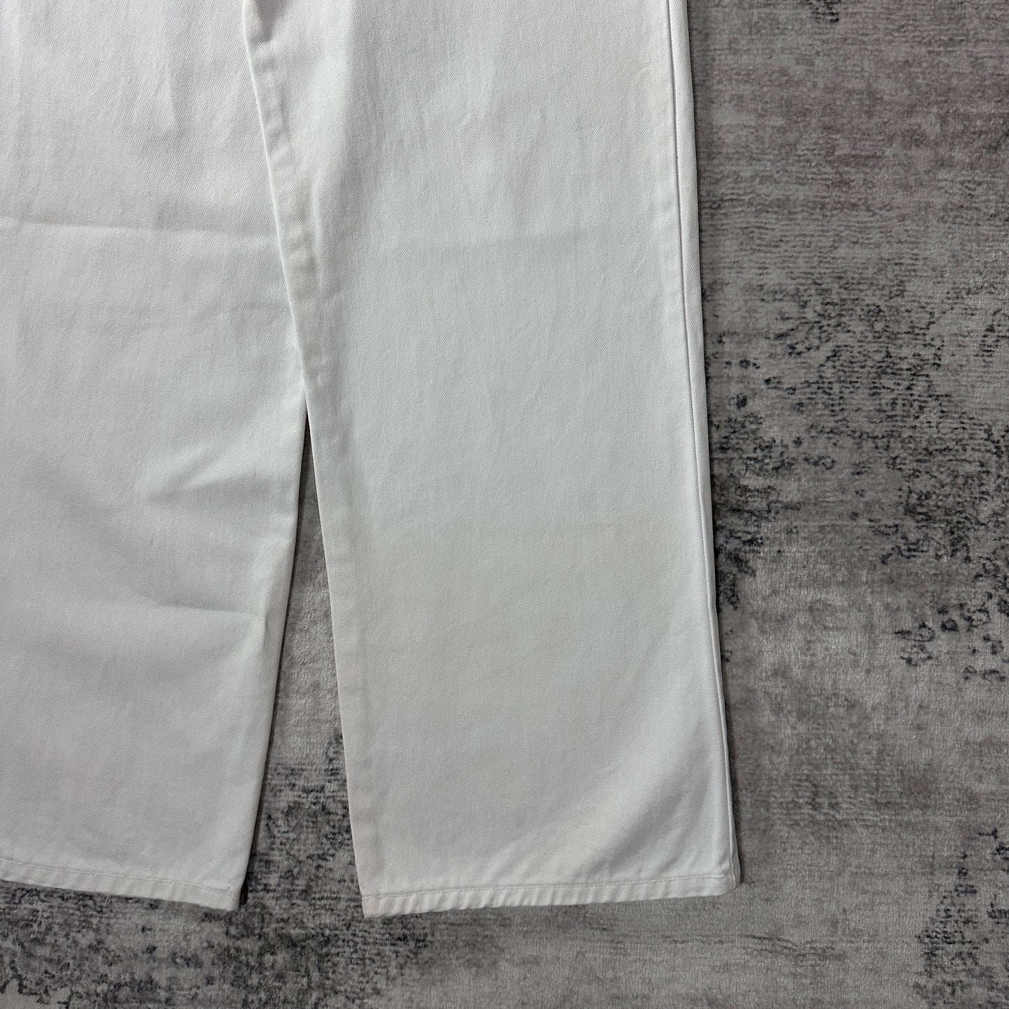 SOLO SEMORE Cotton White Denim Pants Made in USA Size 30